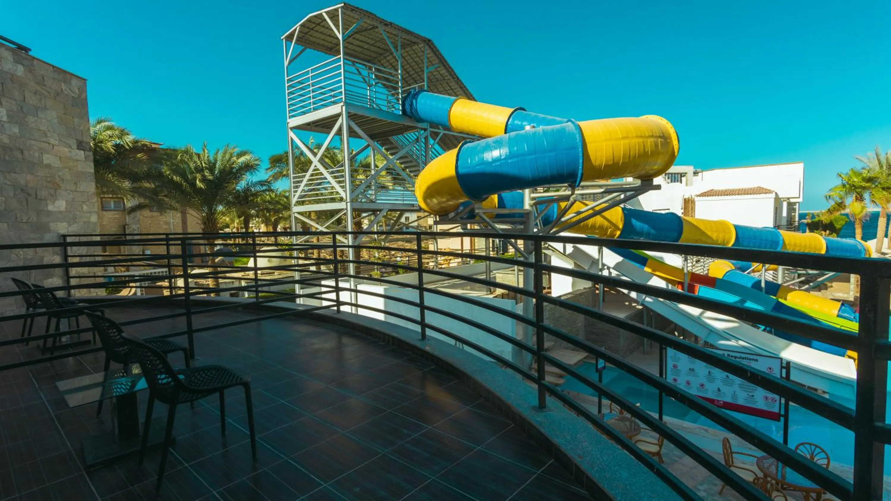 Aqua park in La Rosa Waves Beach - Couple & Families Only