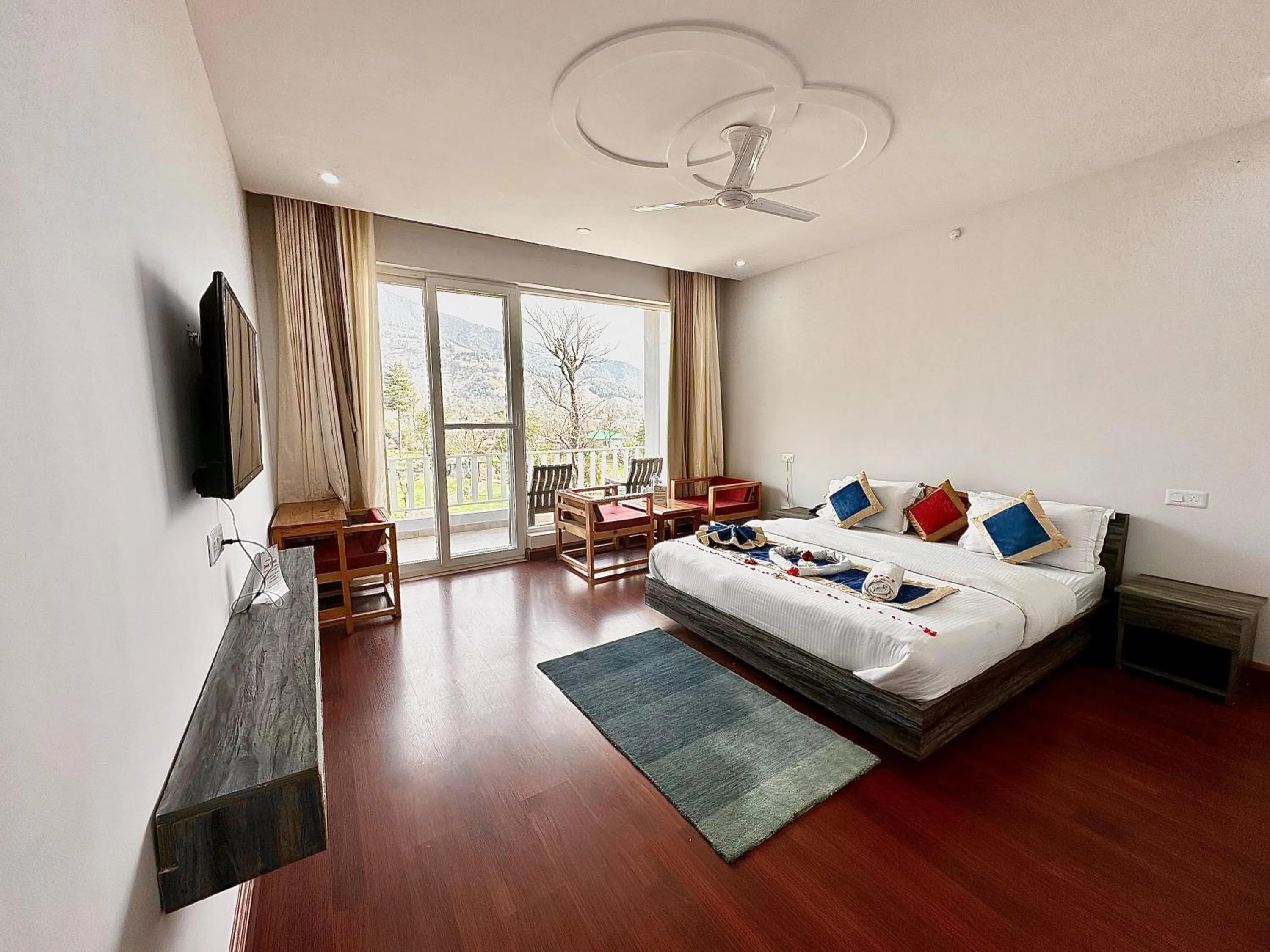 Living room, Bed in The Billing Health Resort