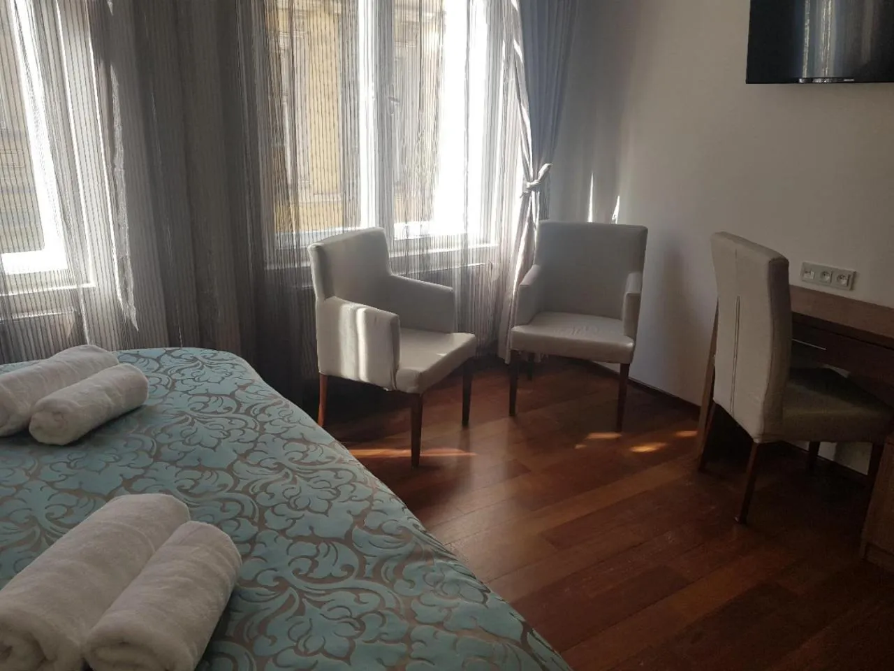 Bed in Hotel Prague Star