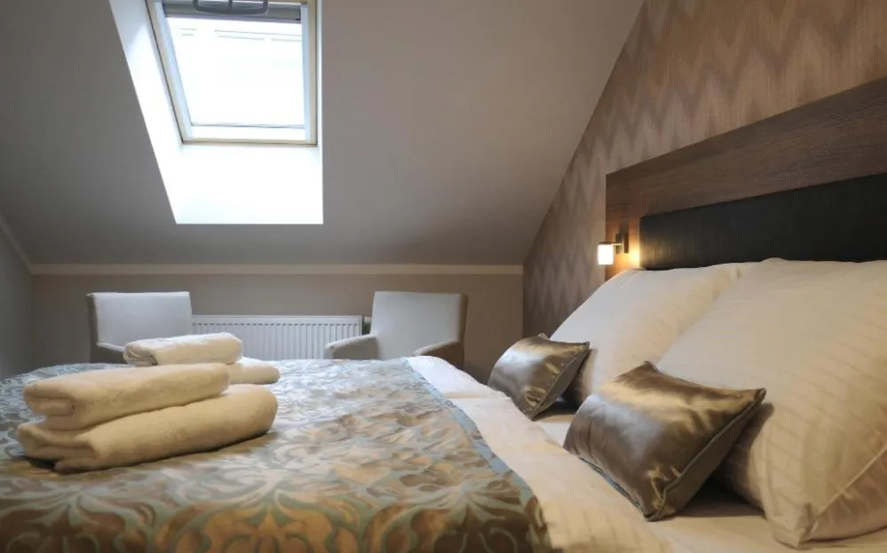 Bed in Hotel Prague Star