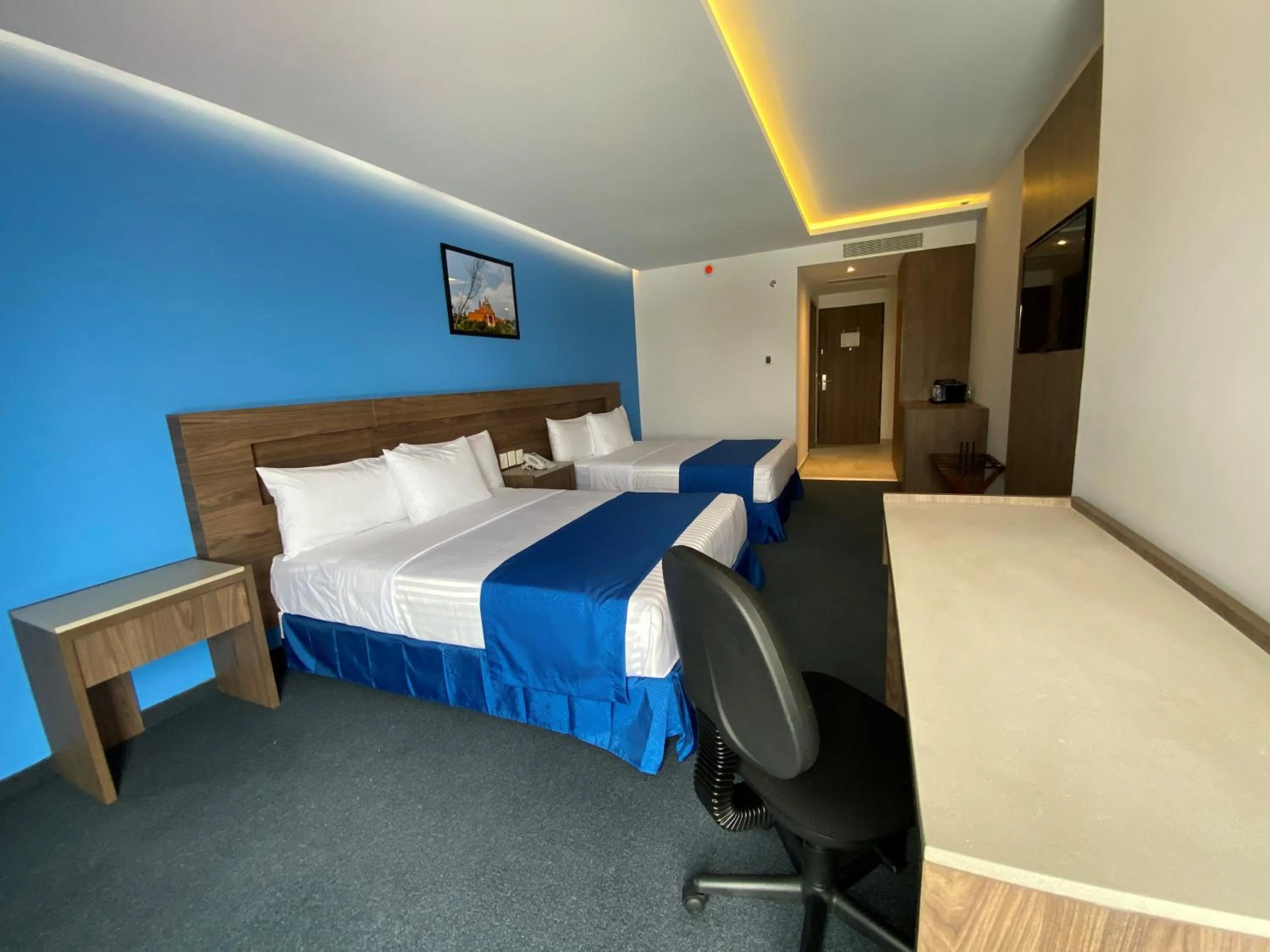 Bed in Wyndham Puebla Angelopolis