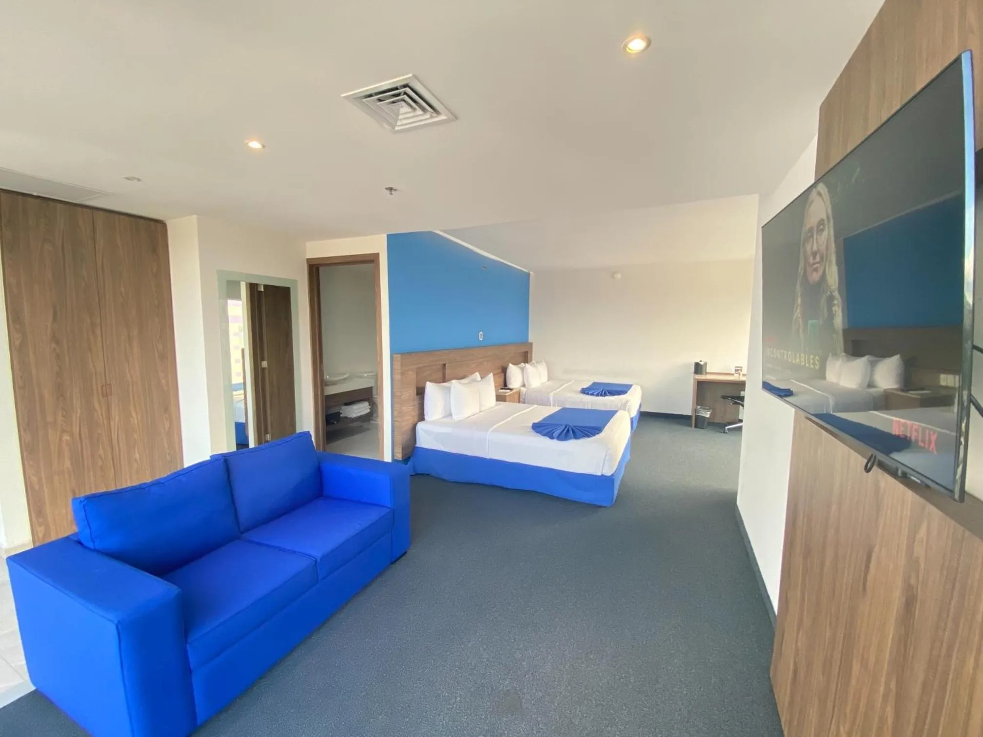 Bed in Wyndham Puebla Angelopolis