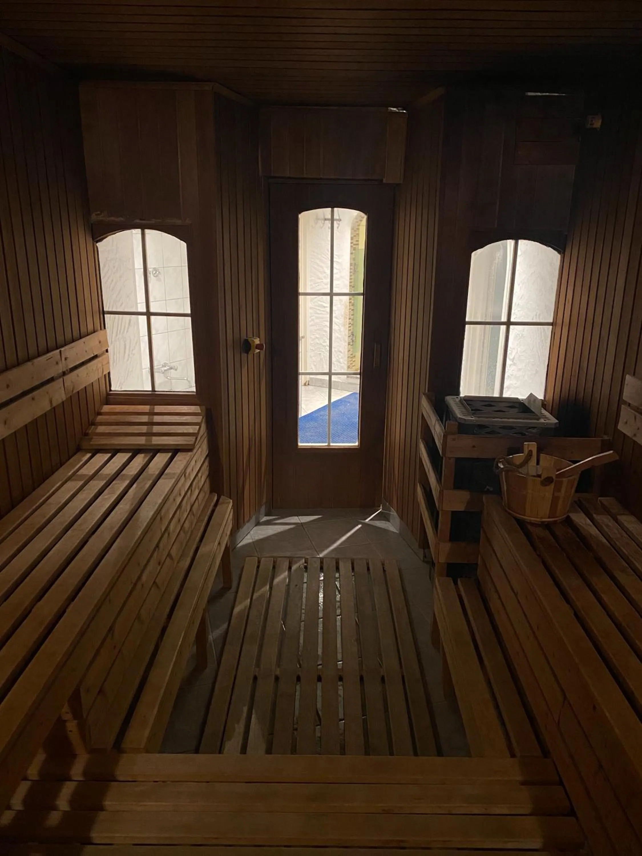 Sauna in Landhaus Alpinia