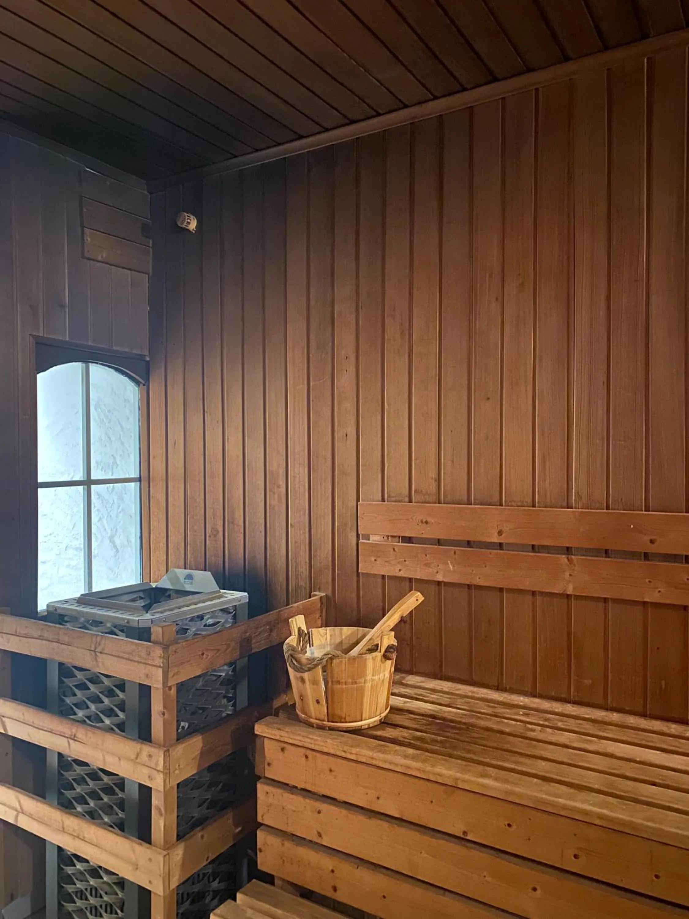 Sauna in Landhaus Alpinia
