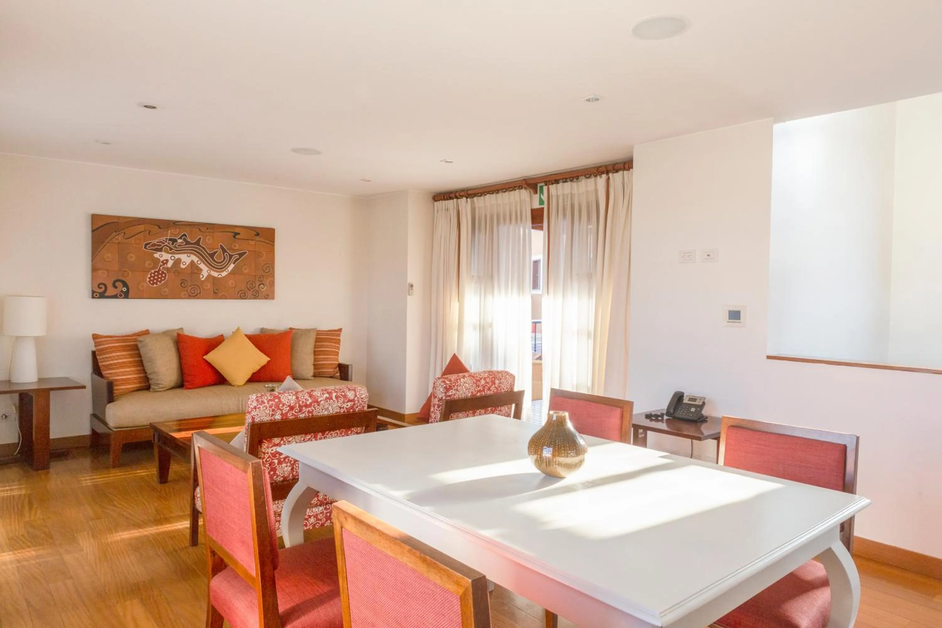 Living room in Hotel & Hacienda La Caravedo