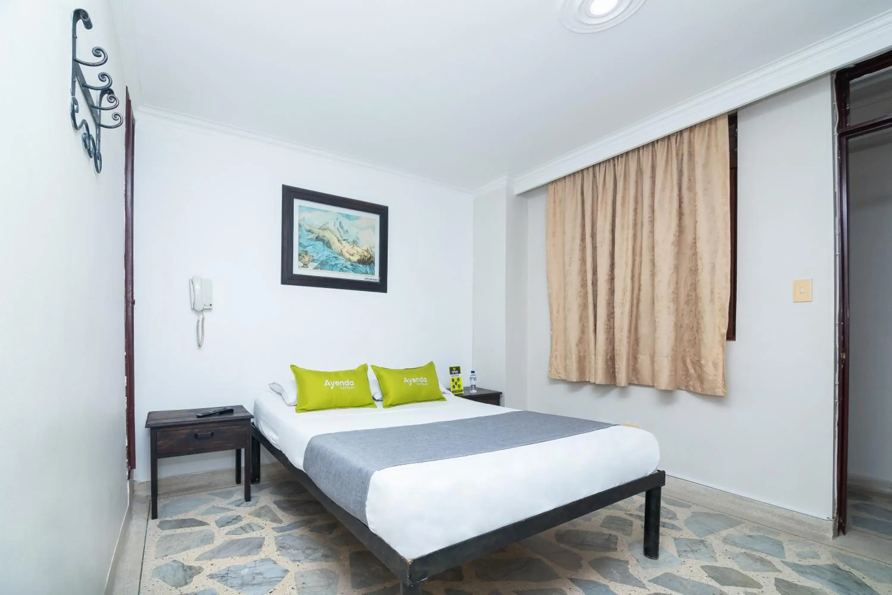 Bed in Hotel Ayenda Calypso 1142 Bed in Hotel Ayenda Calypso 1142