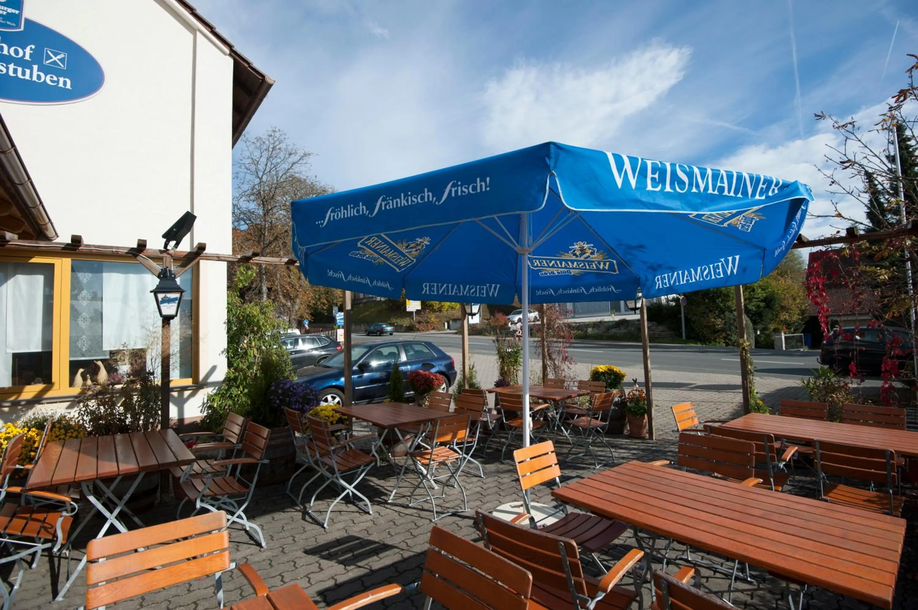 Patio in Gasthof Frankenstuben