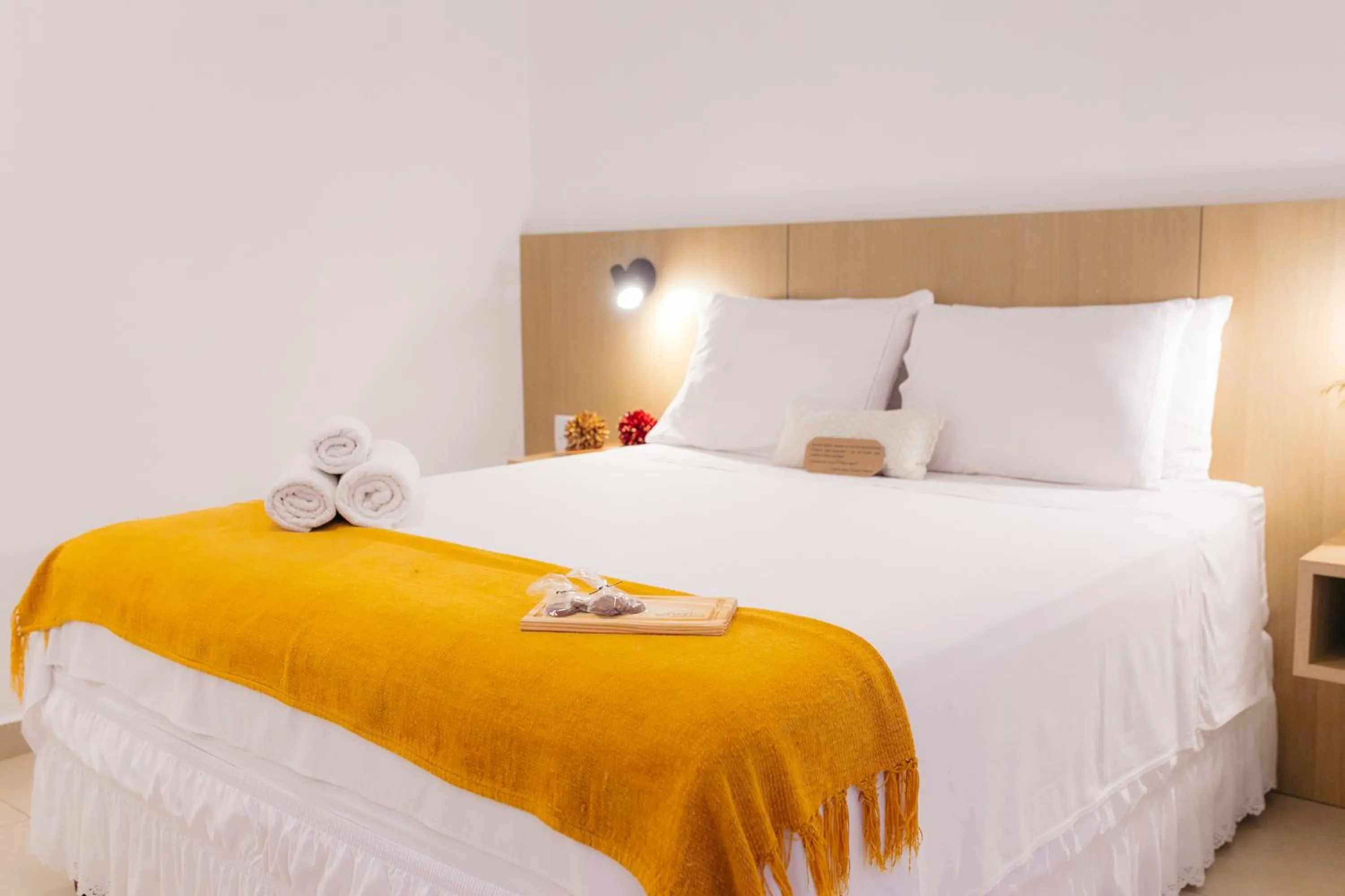 Bed in Pousada Relicário