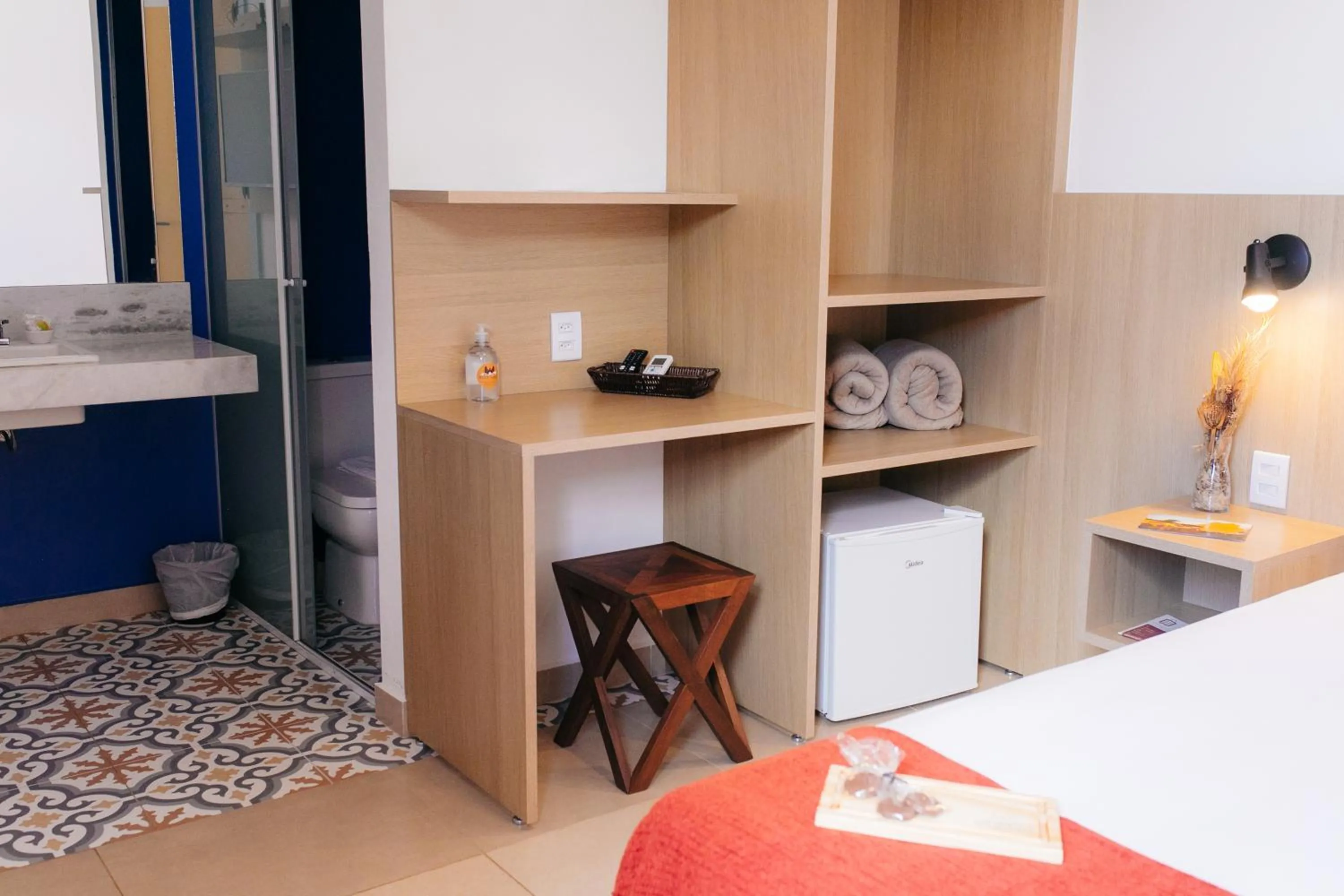 Bed in Pousada Relicário