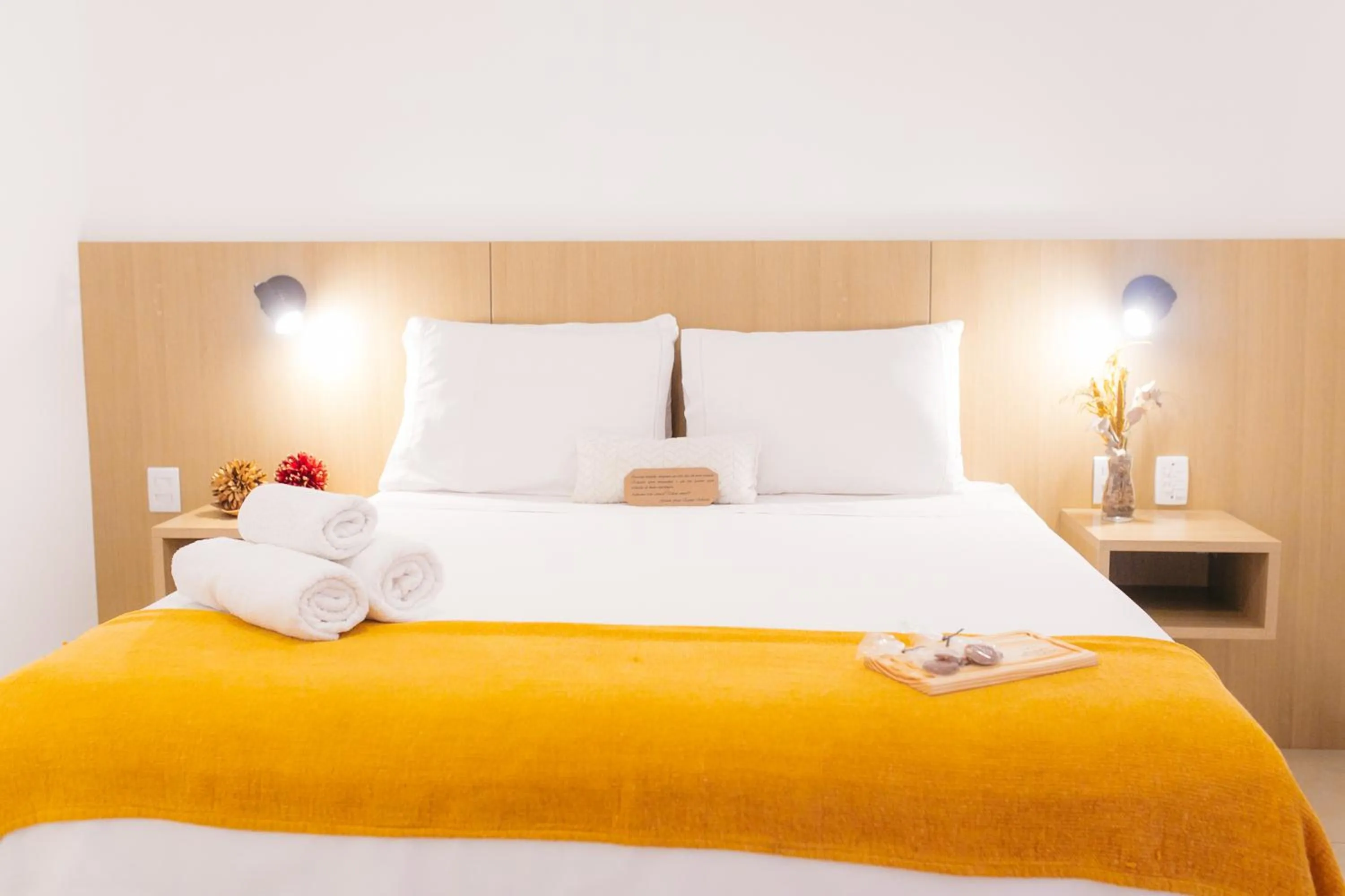 Bed in Pousada Relicário