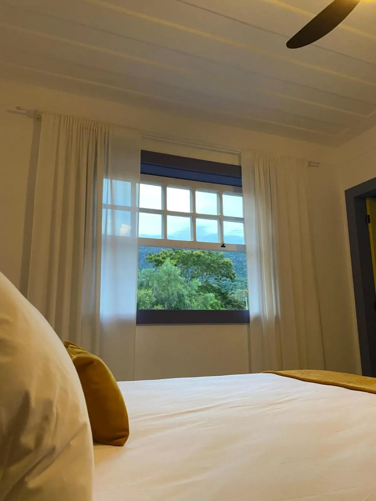 Bed in Pousada Relicário