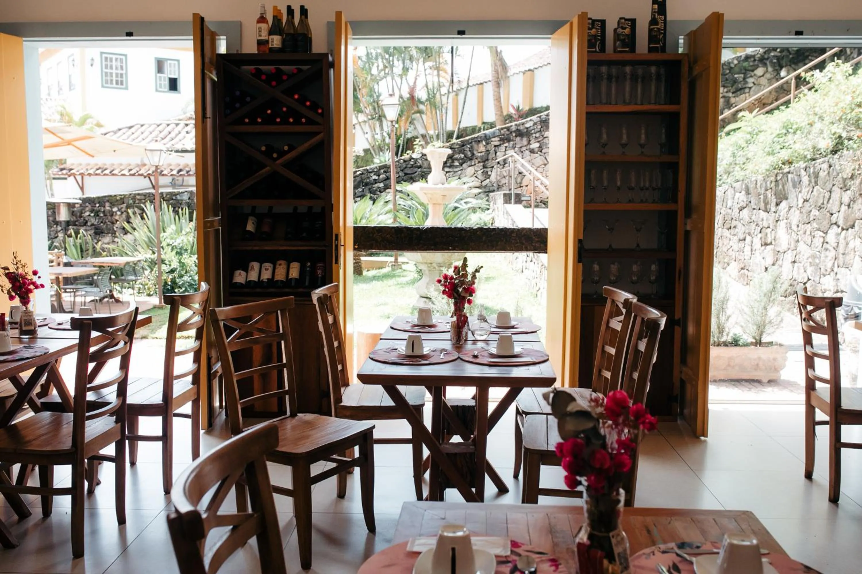 Dining area in Pousada Relicário