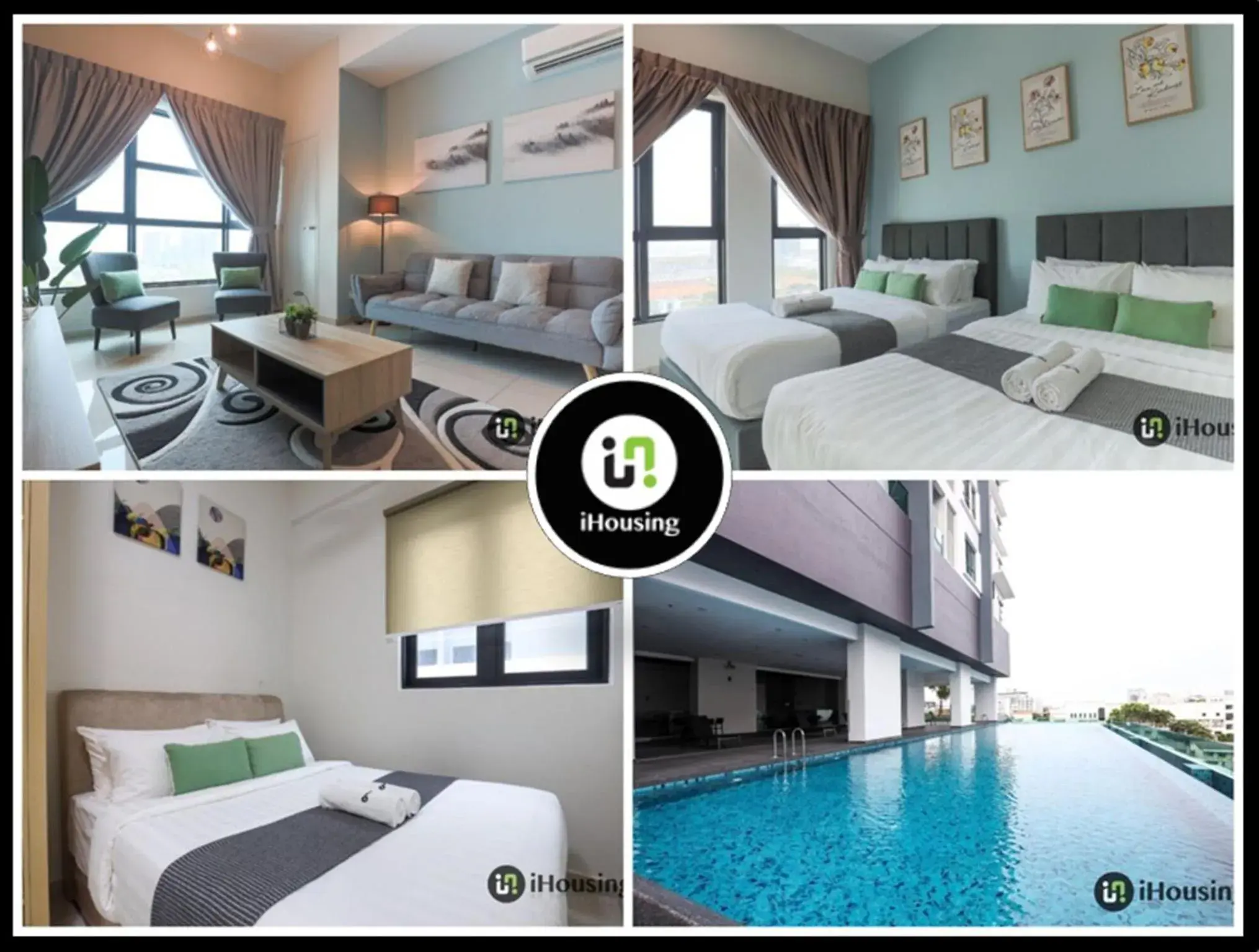 Bed in Ong Kim Wee Residence Melaka By I Housing Bed in Ong Kim Wee Residence Melaka By I Housing