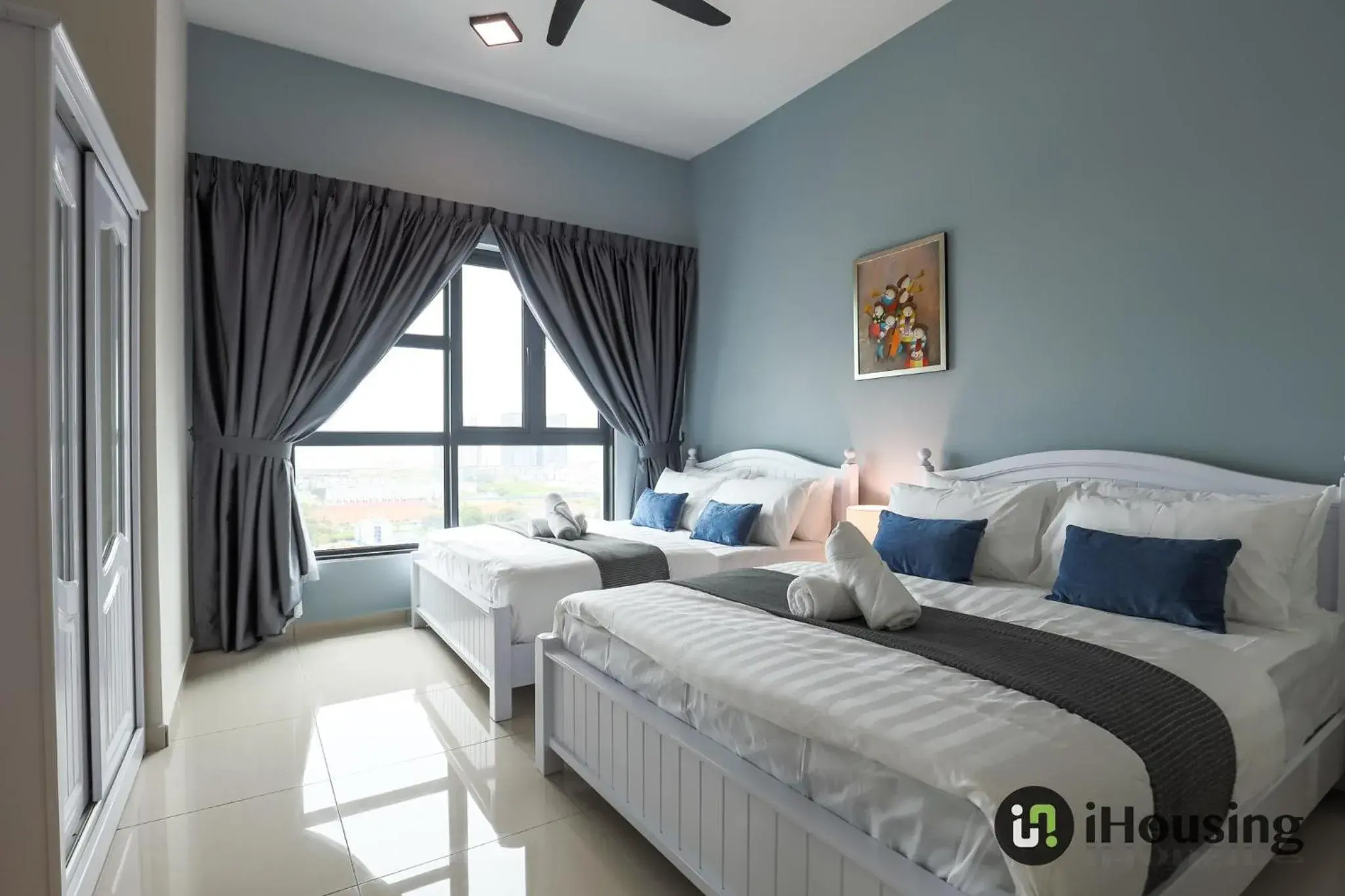 Bed in Ong Kim Wee Residence Melaka By I Housing Bed in Ong Kim Wee Residence Melaka By I Housing