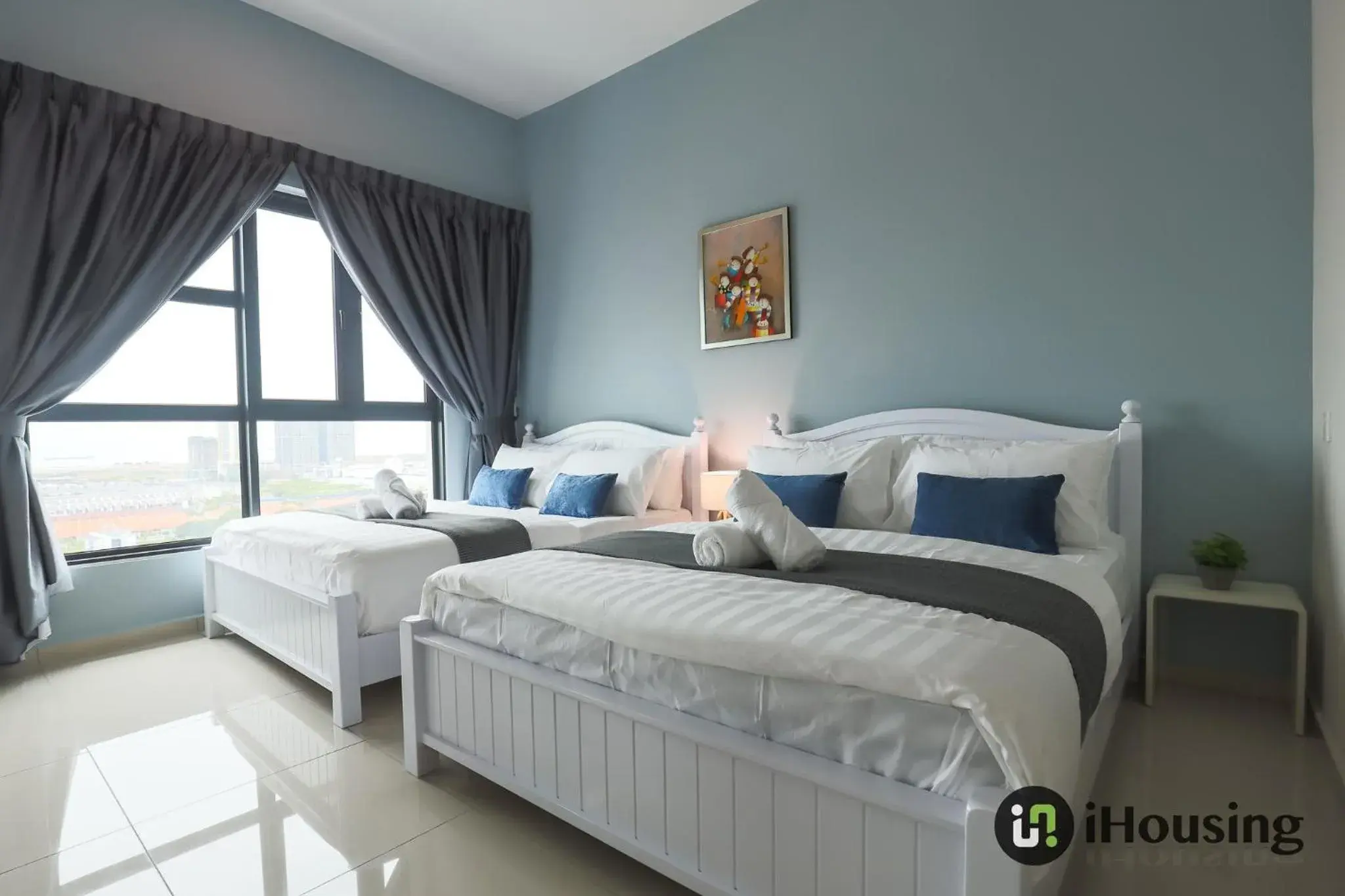 Bed in Ong Kim Wee Residence Melaka By I Housing Bed in Ong Kim Wee Residence Melaka By I Housing