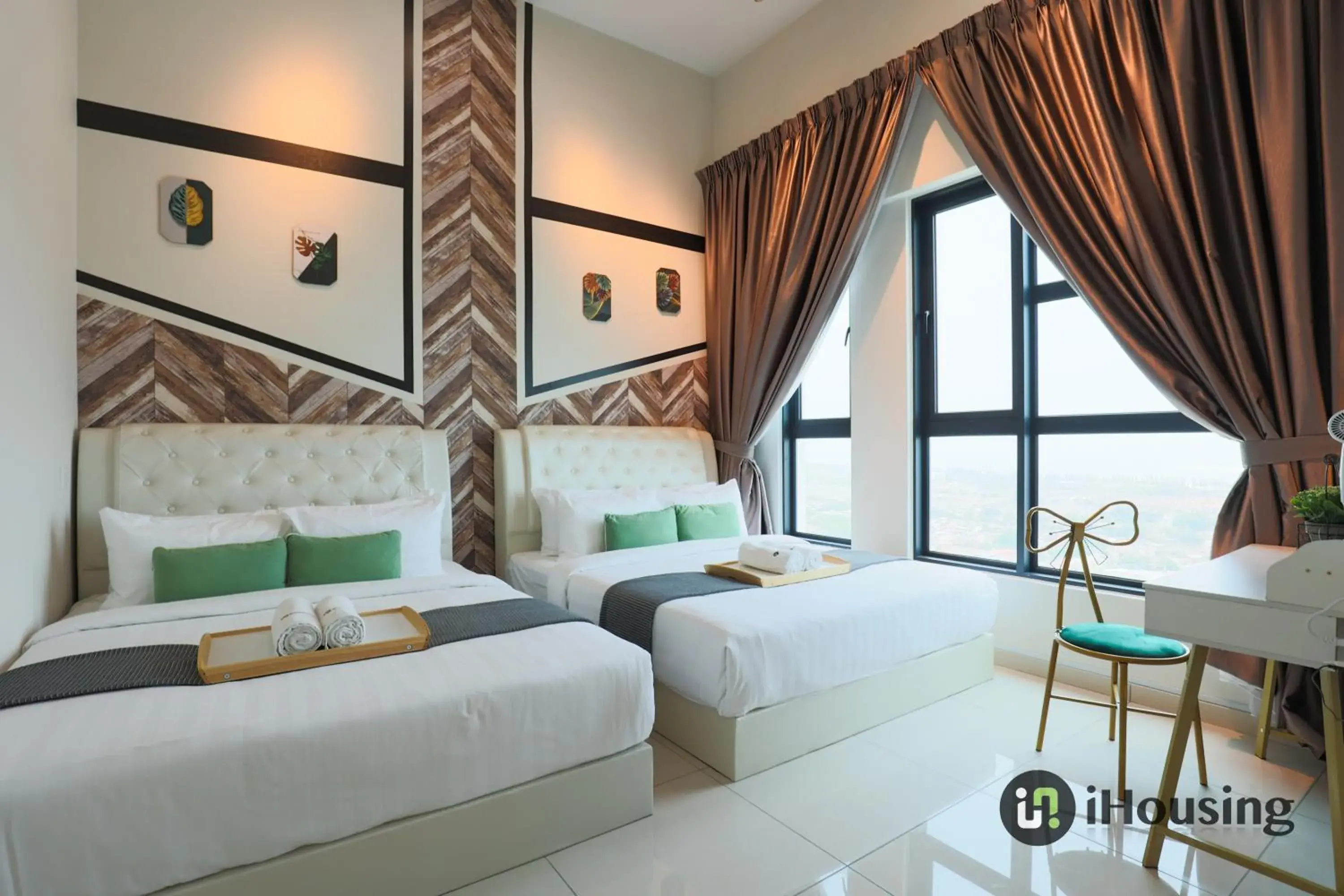 Bed in Ong Kim Wee Residence Melaka By I Housing Bed in Ong Kim Wee Residence Melaka By I Housing