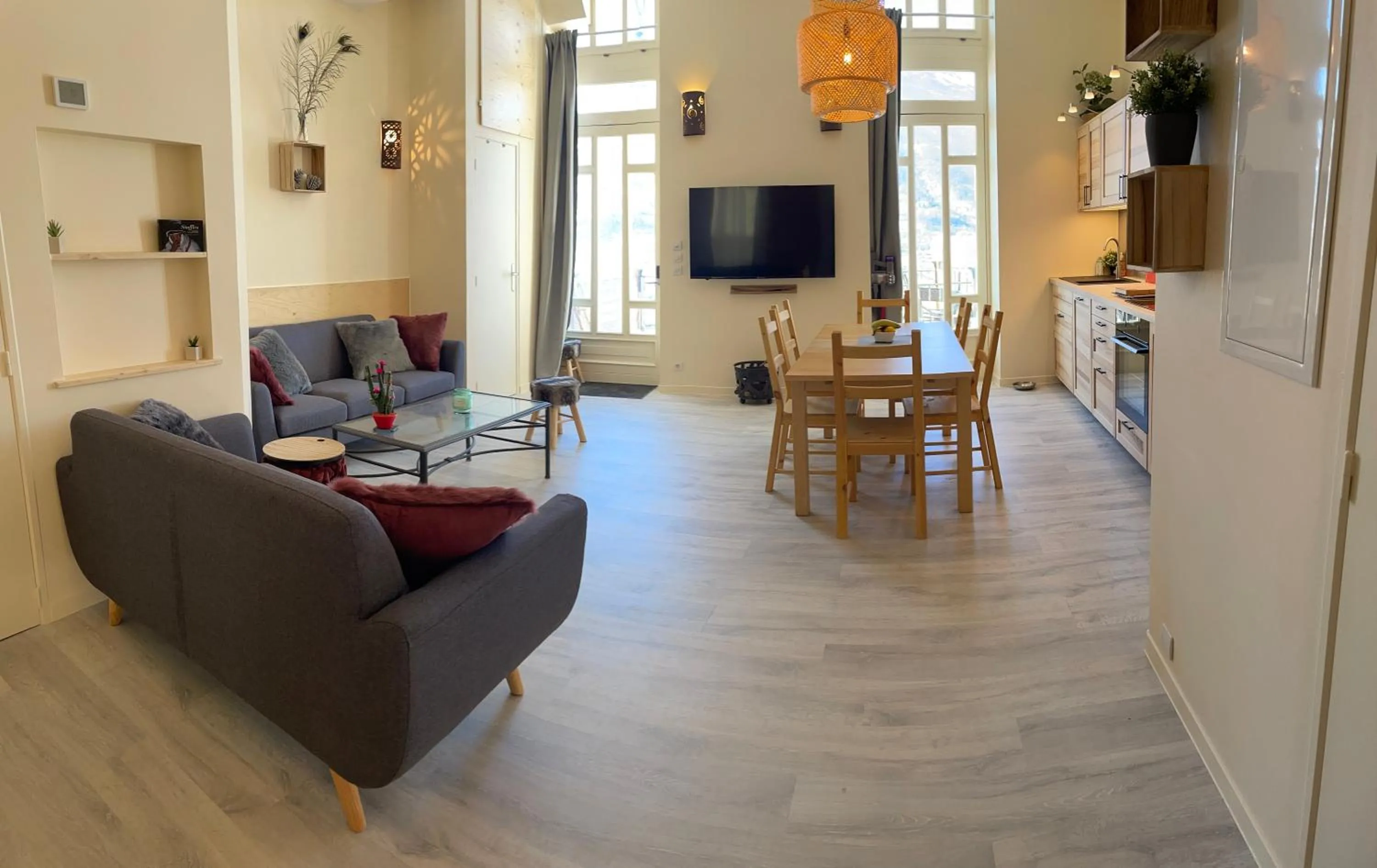 View (from property/room) in Panorama apartment Briancon