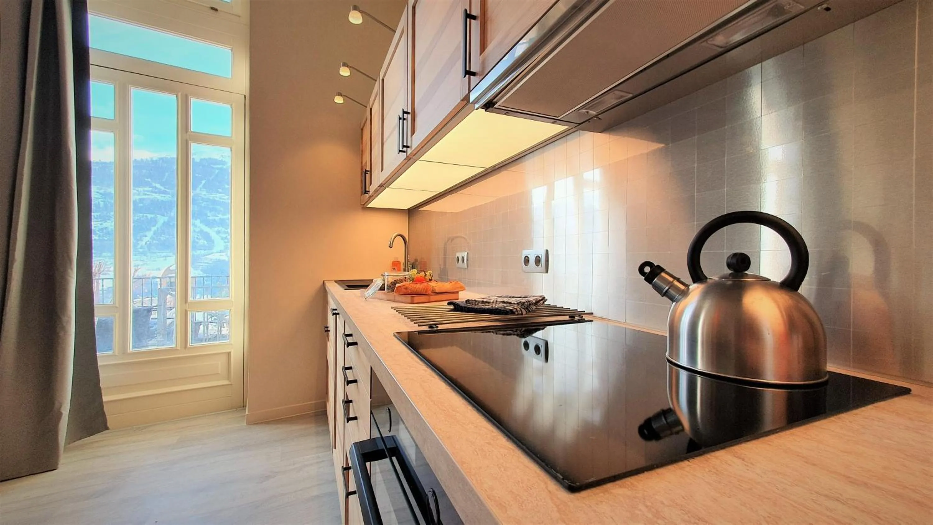 Kitchen or kitchenette in Panorama apartment Briancon