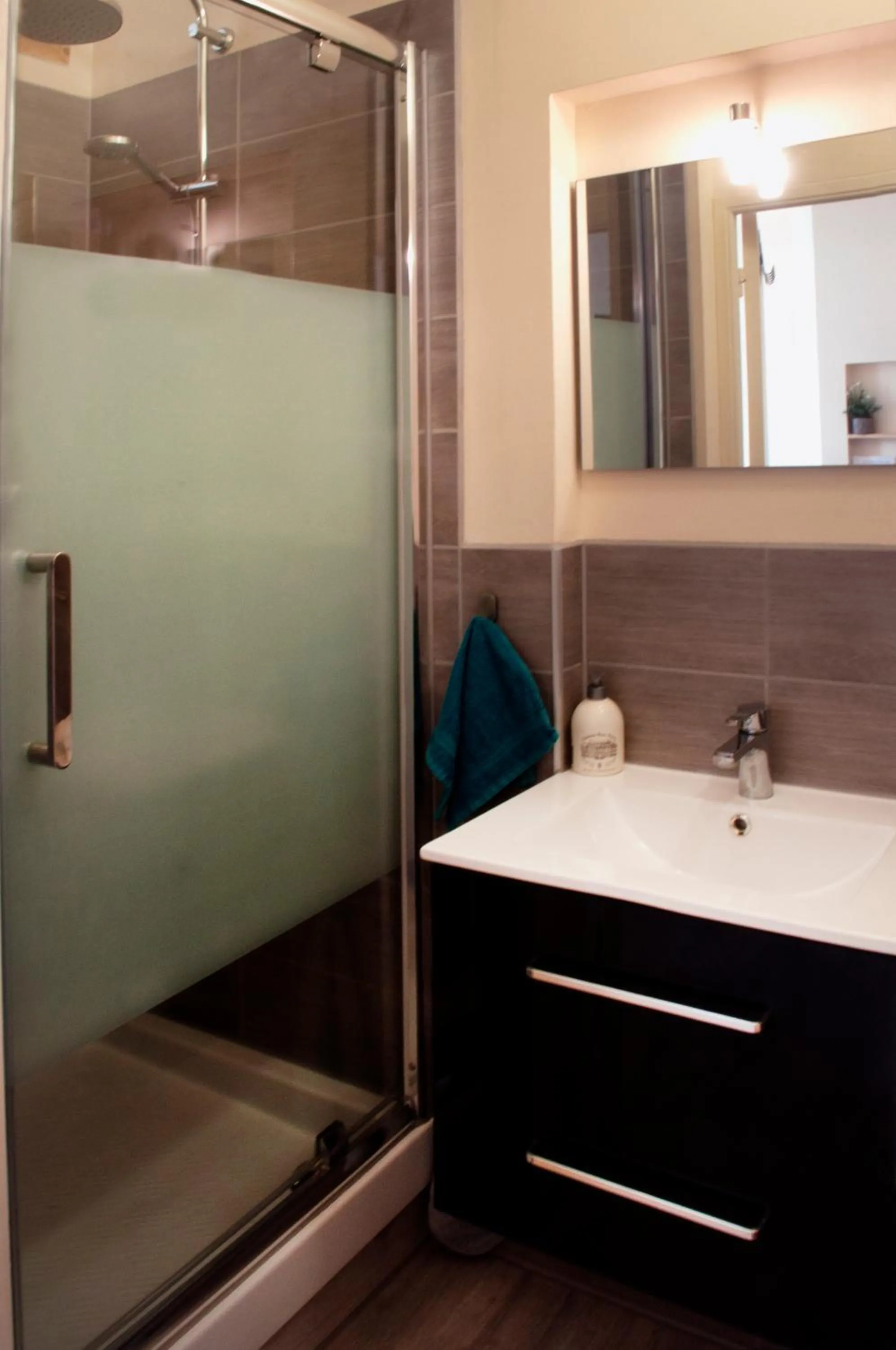 Shower in Panorama apartment Briancon