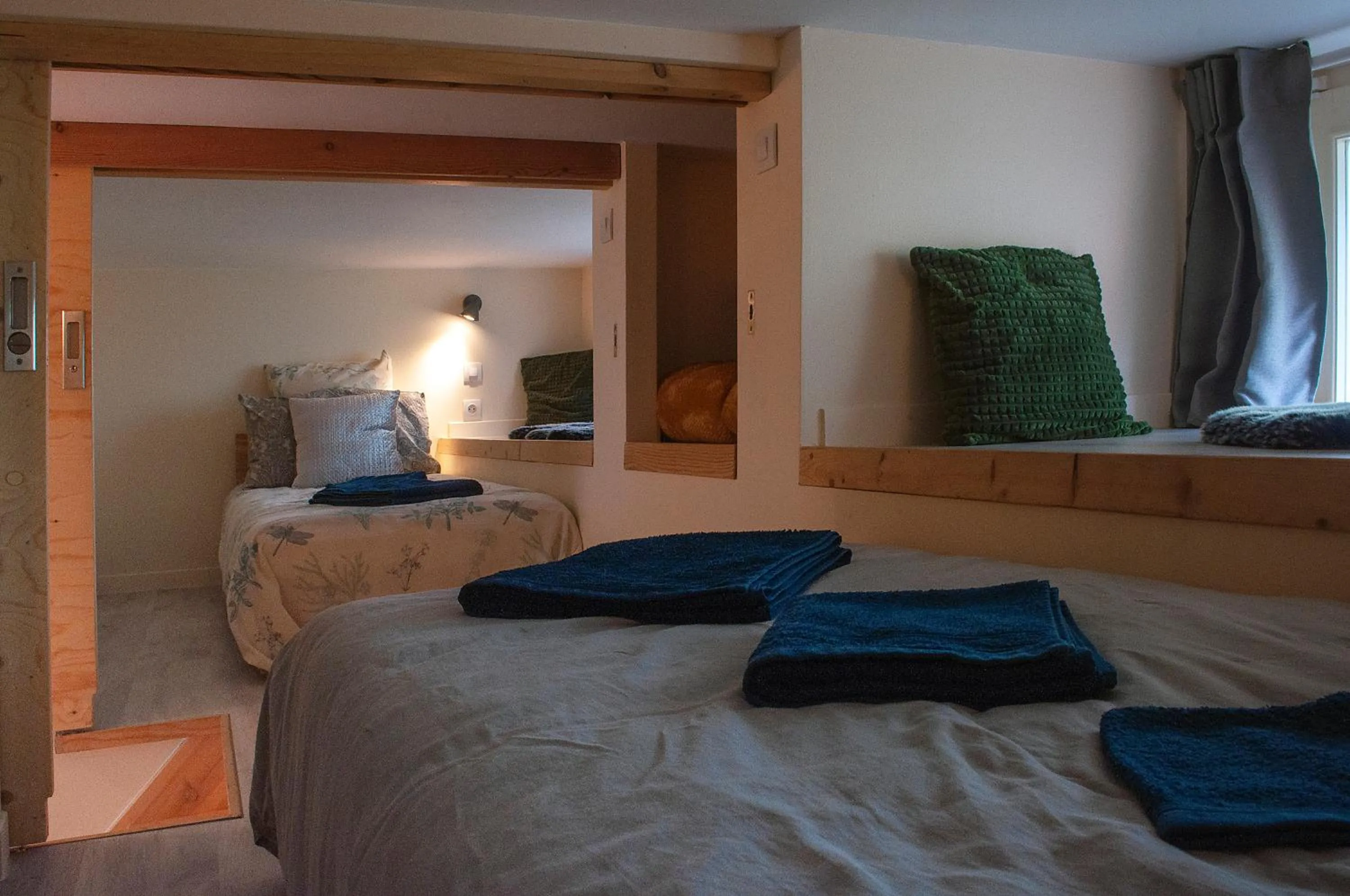 Bedroom, Bed in Panorama apartment Briancon