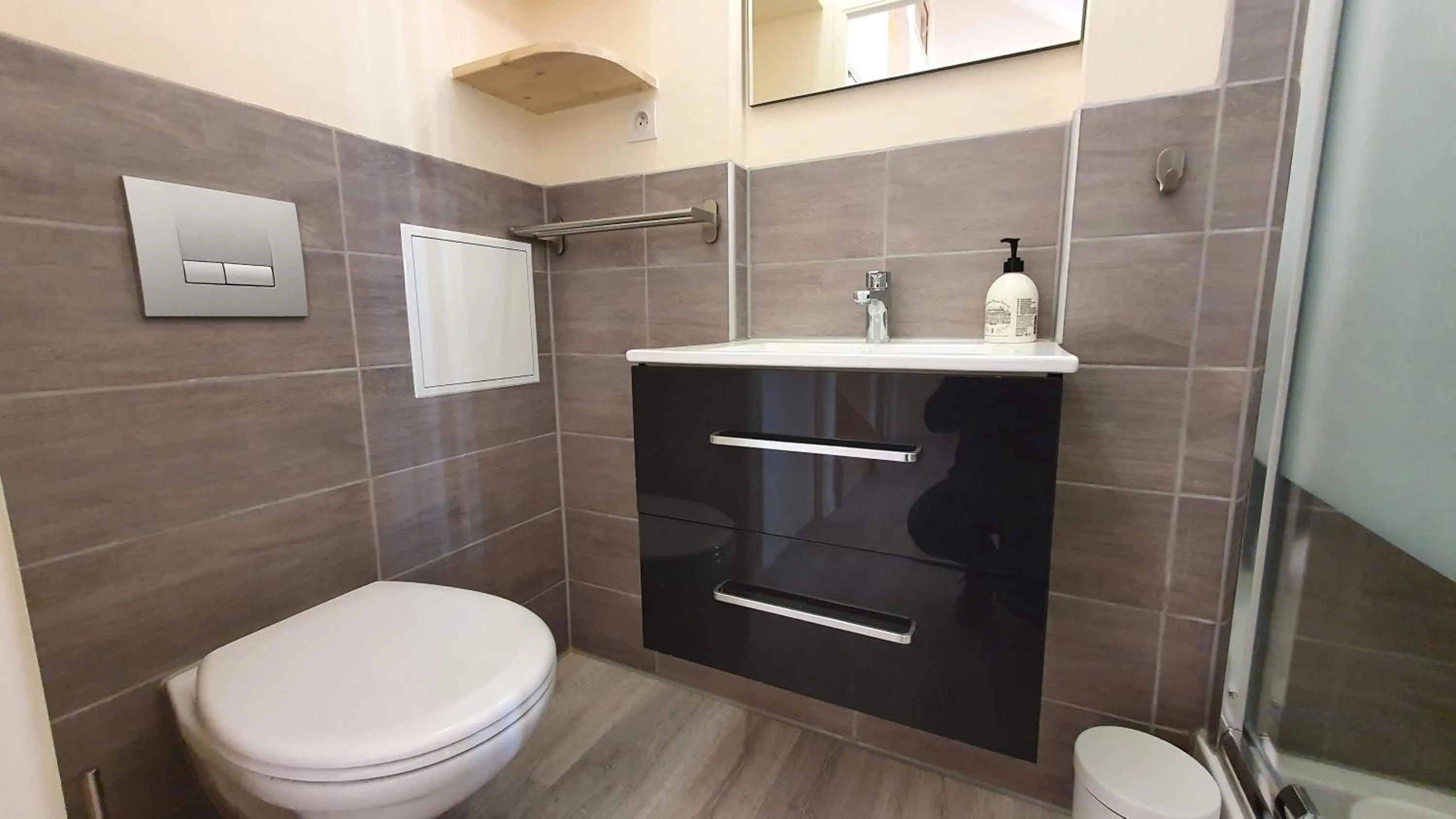 Bathroom in Panorama apartment Briancon