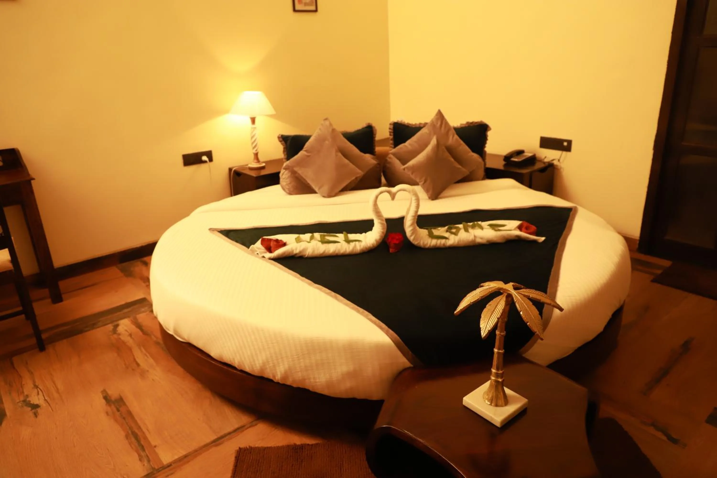 Bed in The Pench International