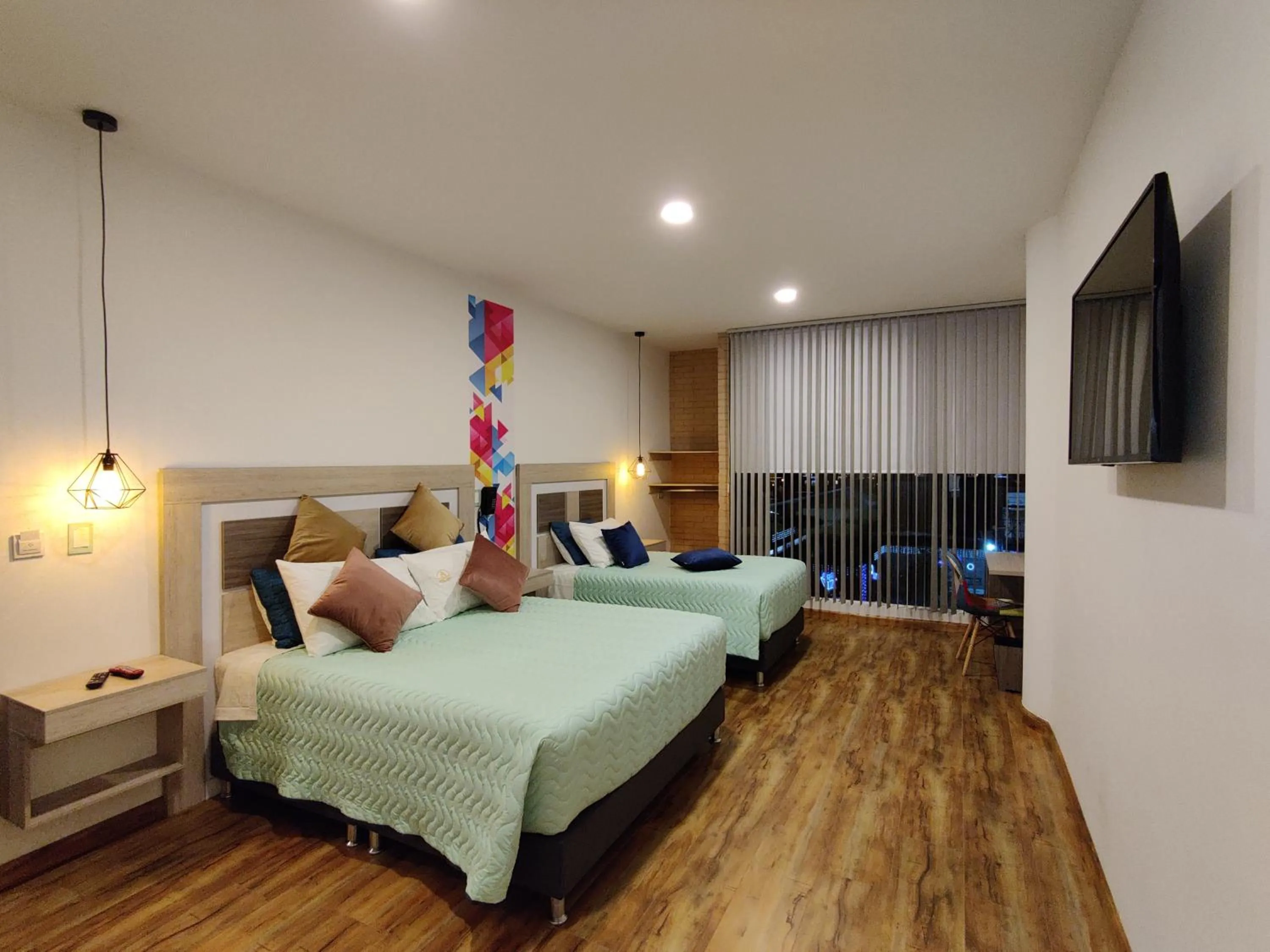 Bed in Hotel Aristo Gold