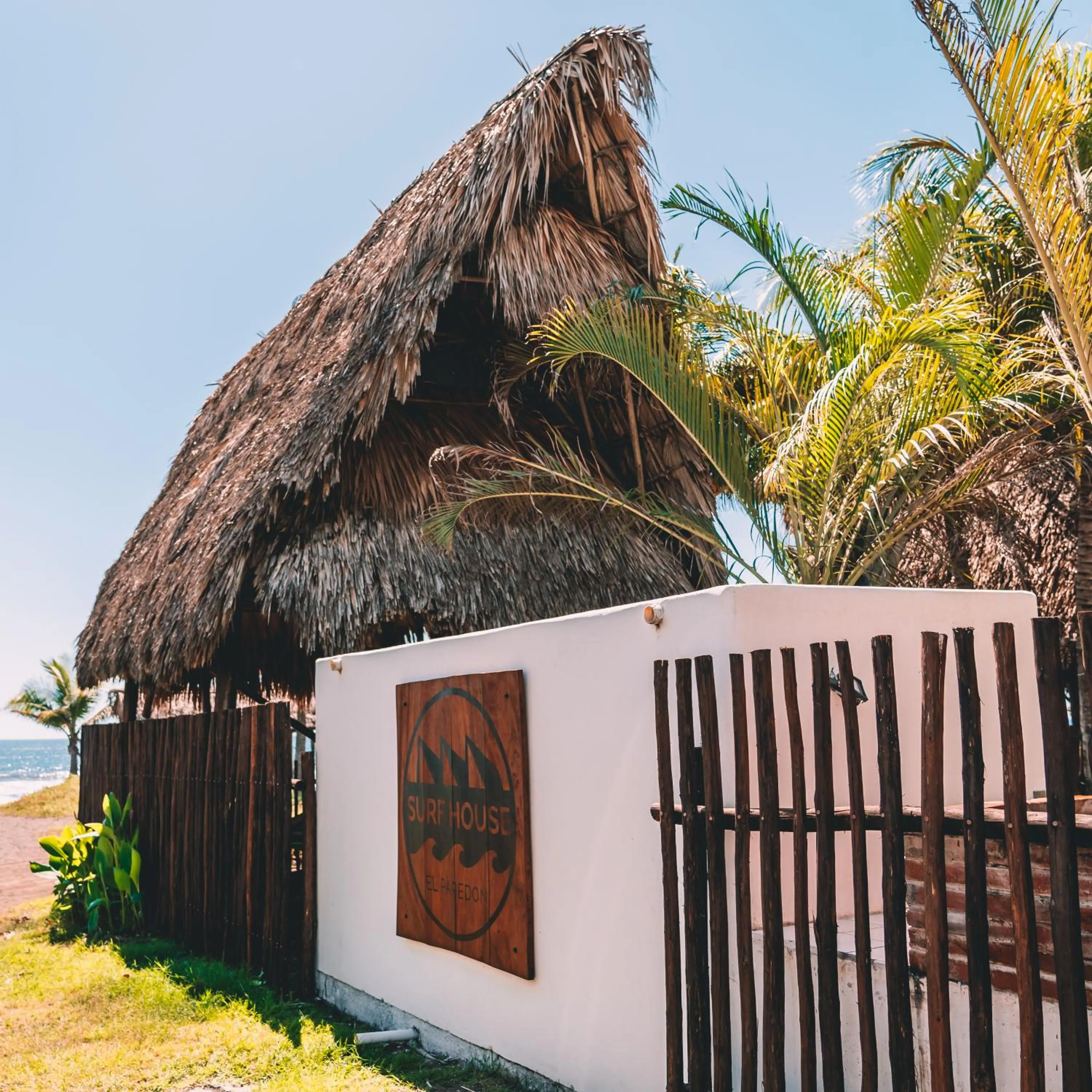 Property logo or sign in Paredon Surf House