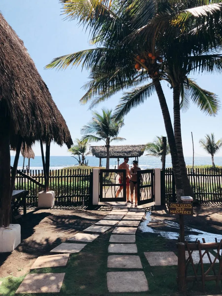 Beach in Paredon Surf House