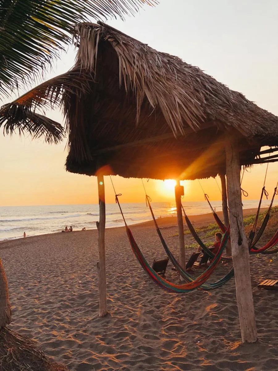 Beach in Paredon Surf House