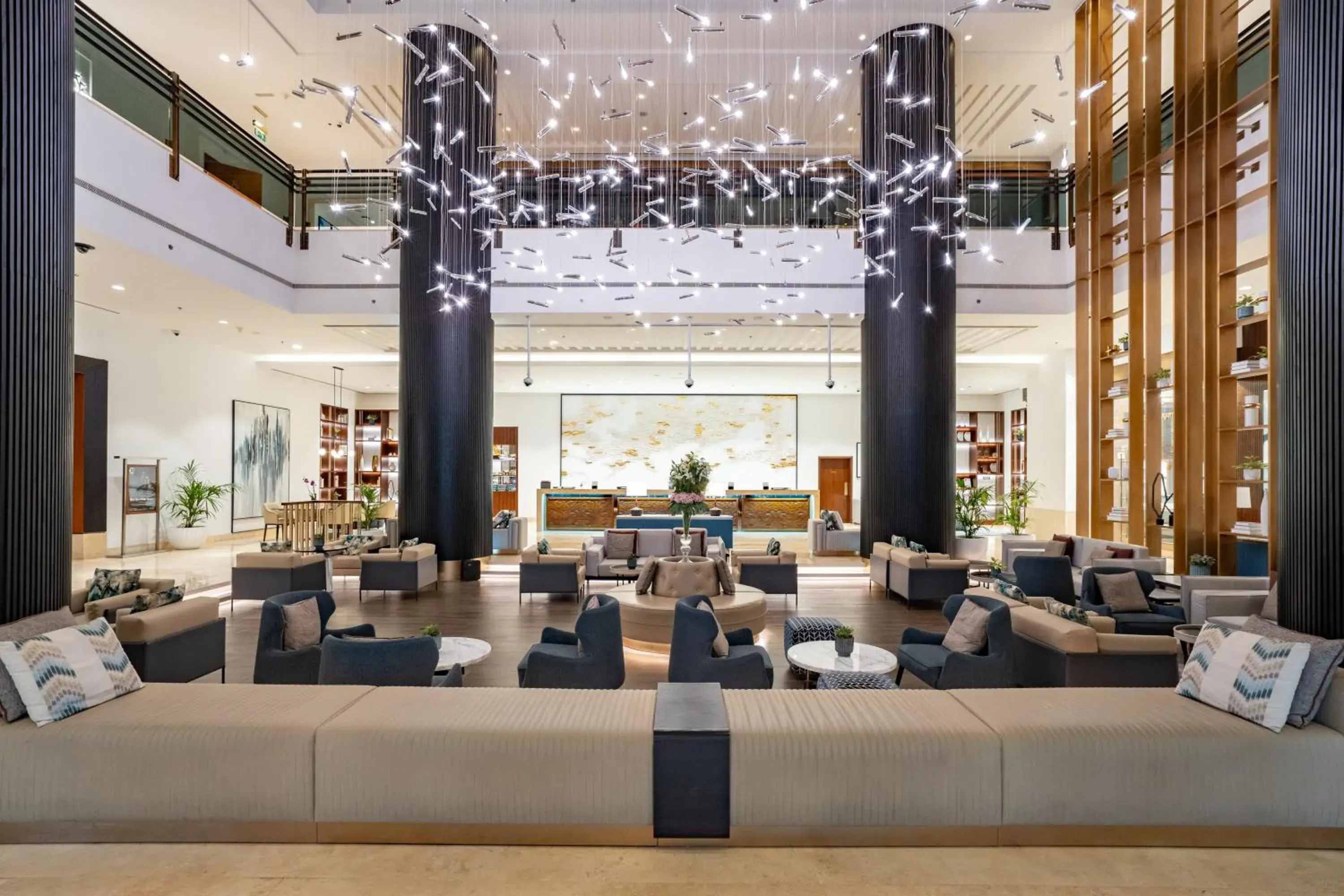 Lobby or reception in Amwaj Rotana, Jumeirah Beach - Dubai Lobby or reception in Amwaj Rotana, Jumeirah Beach - Dubai