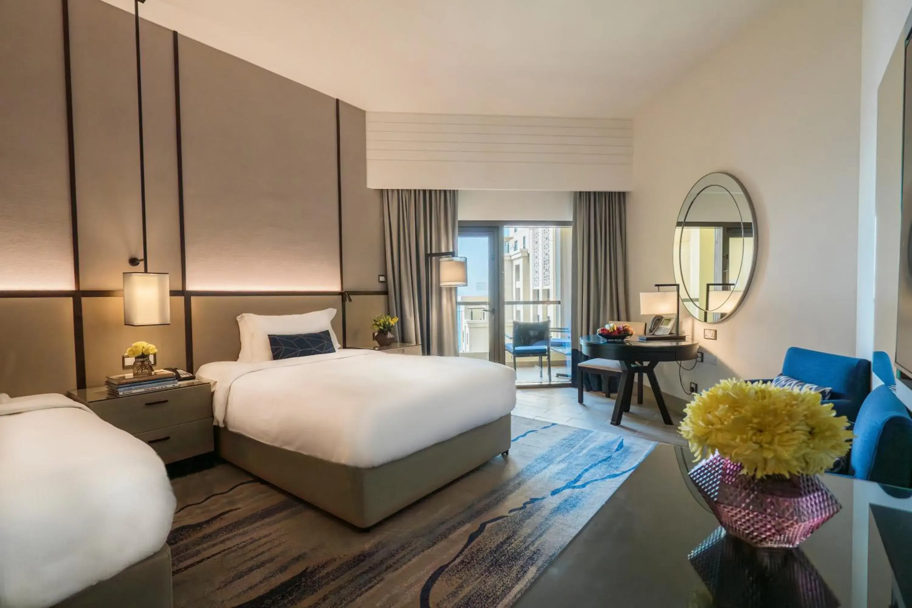 Bedroom, Bed in Amwaj Rotana, Jumeirah Beach - Dubai Bedroom, Bed in Amwaj Rotana, Jumeirah Beach - Dubai