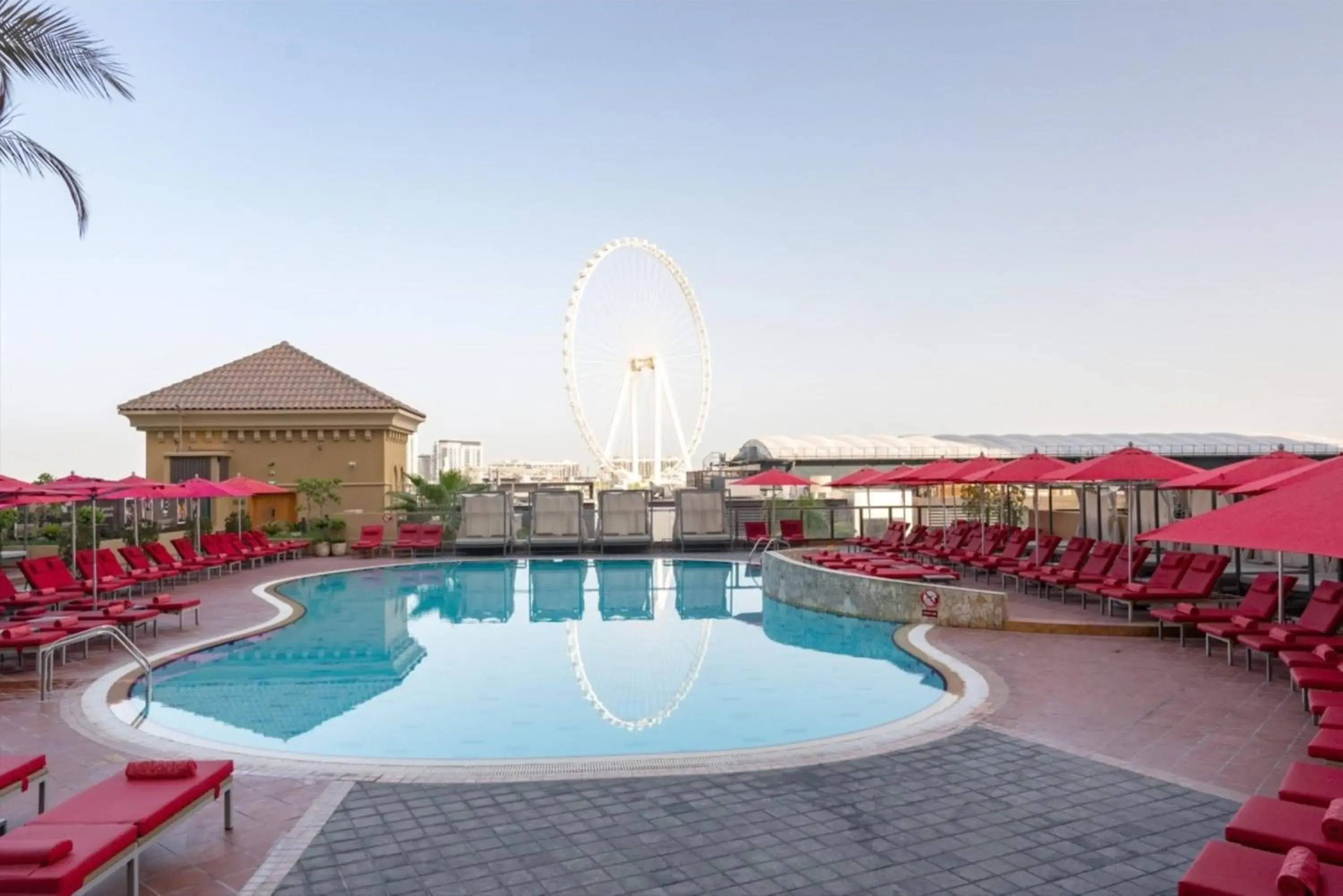Swimming pool in Amwaj Rotana, Jumeirah Beach - Dubai Swimming pool in Amwaj Rotana, Jumeirah Beach - Dubai