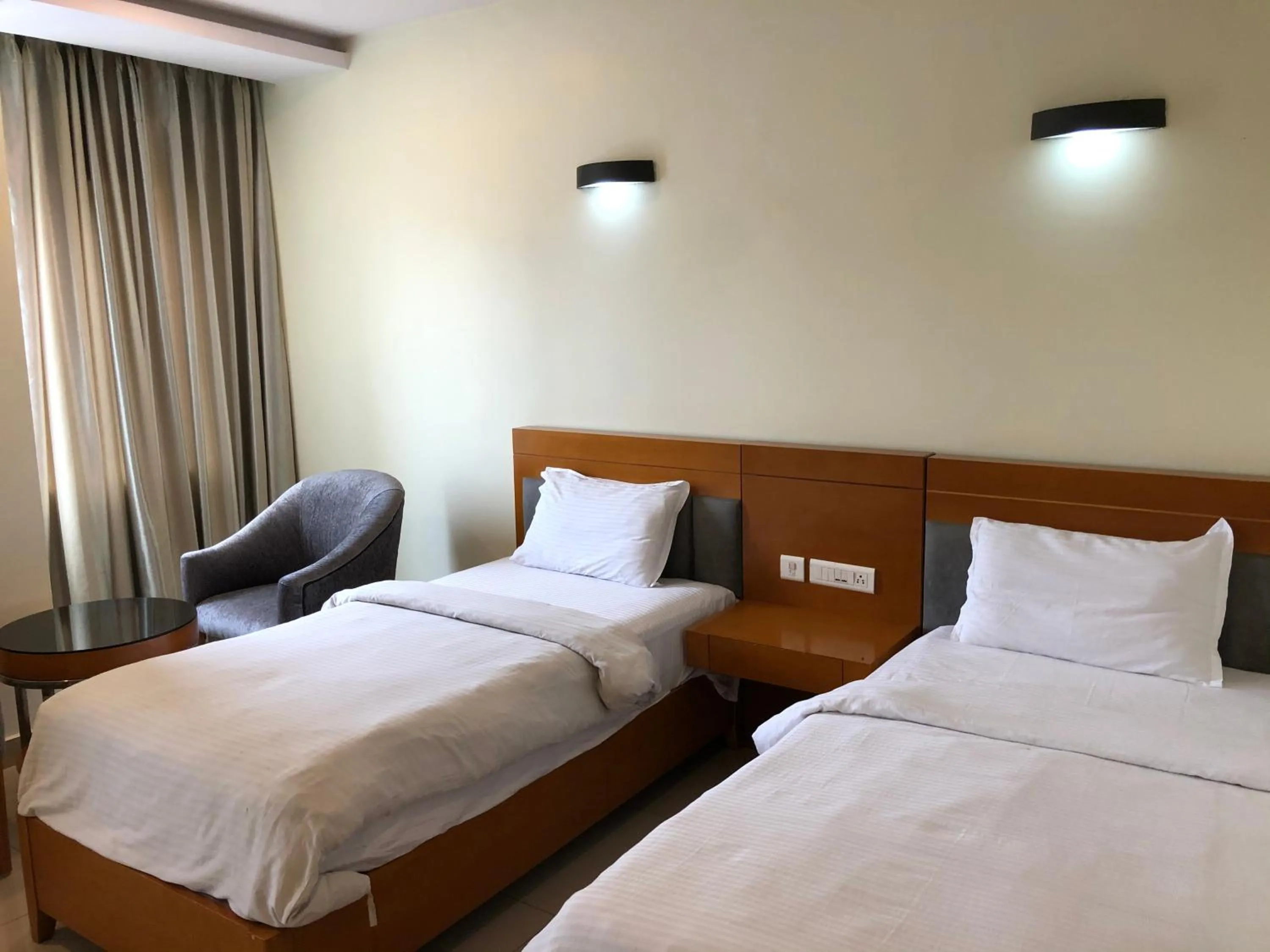 Bed in Leela pavilion