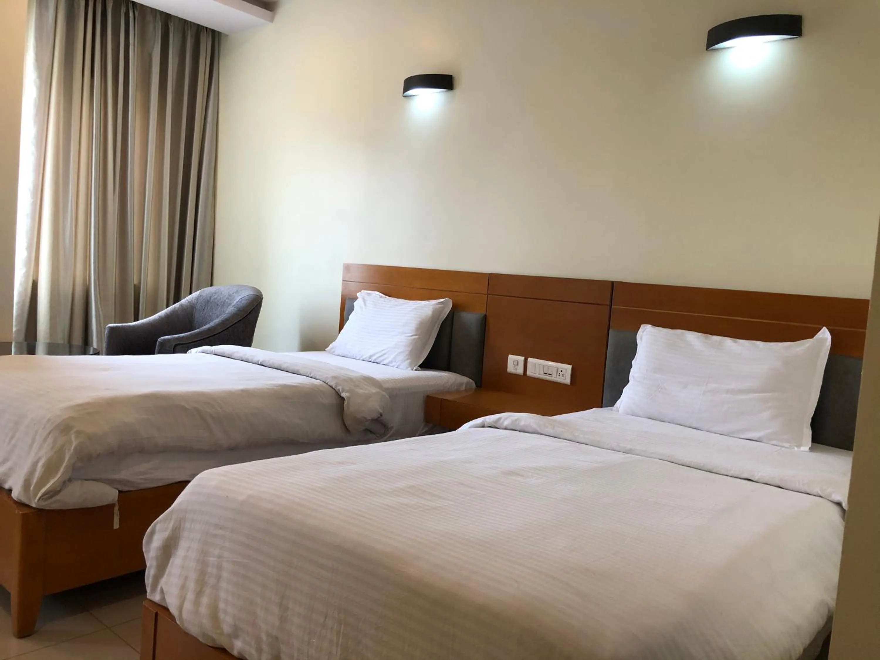 Bed in Leela pavilion