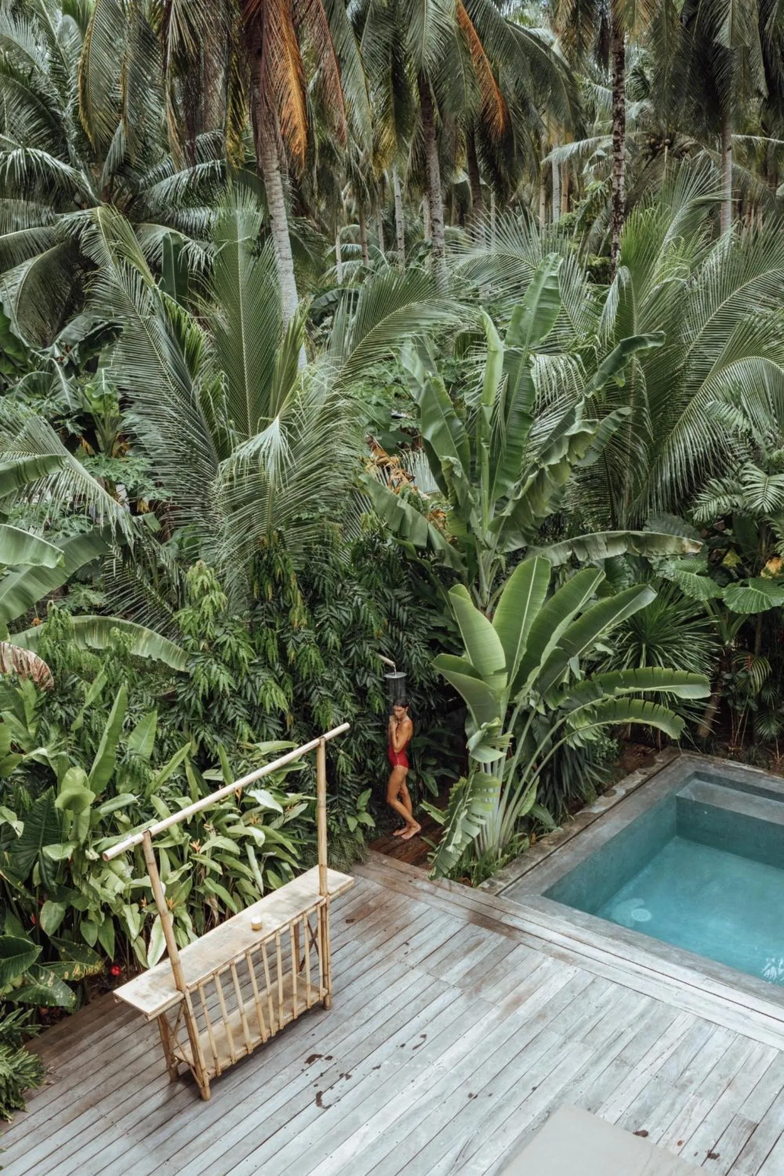 Swimming pool in Surfing Temple Boutique Hotel