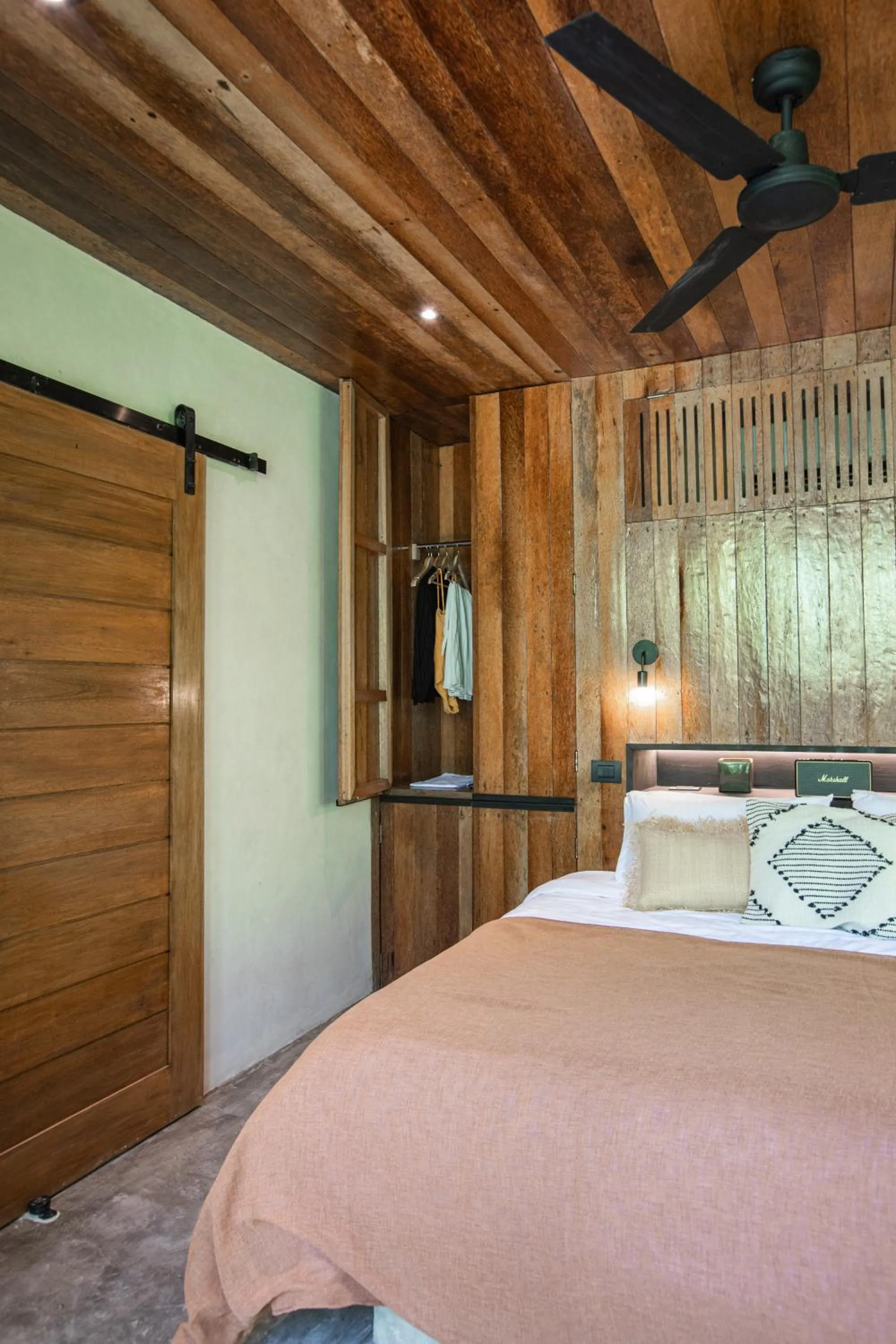 Bedroom, Bed in Surfing Temple Boutique Hotel