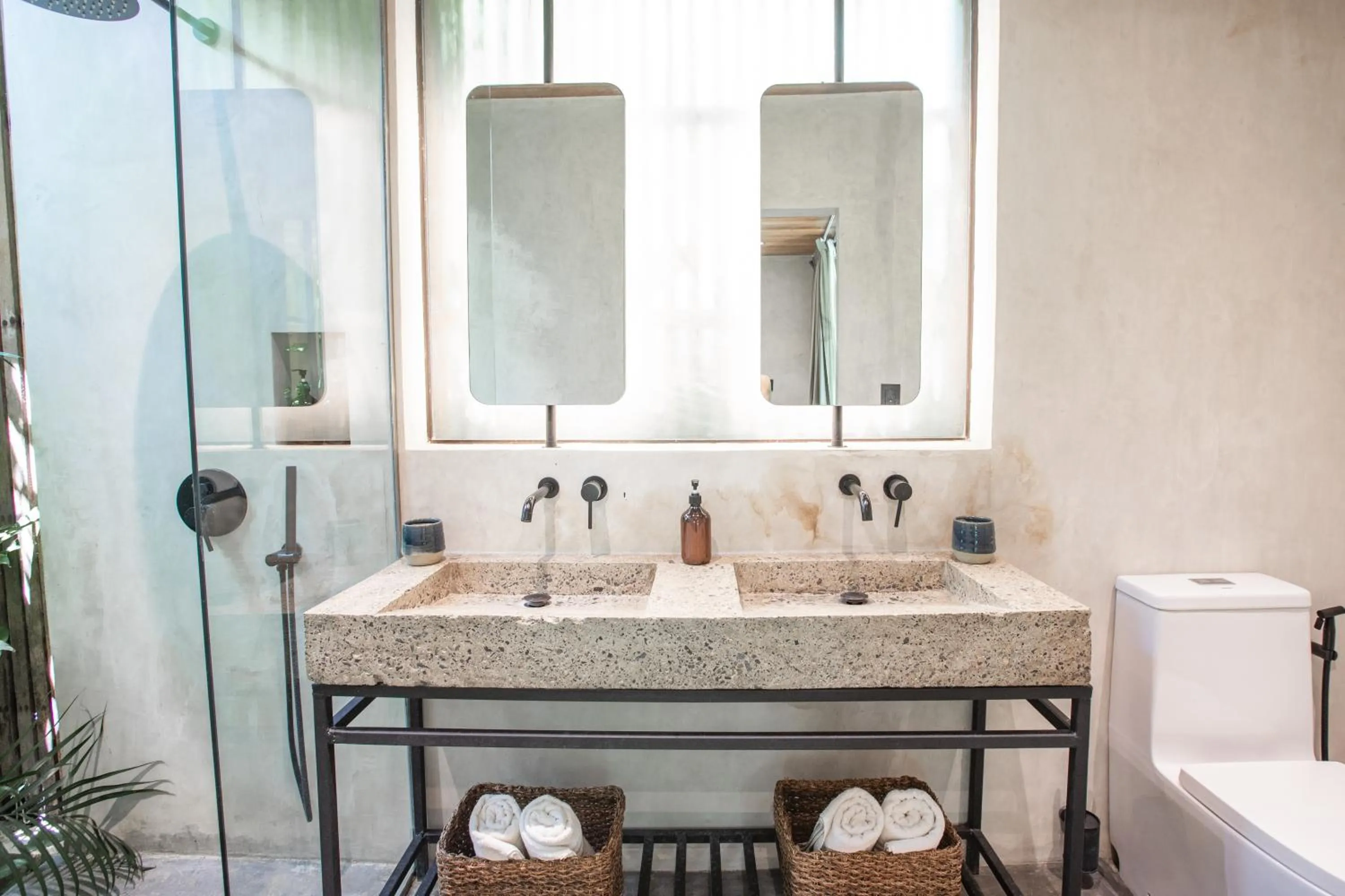 Bathroom in Surfing Temple Boutique Hotel