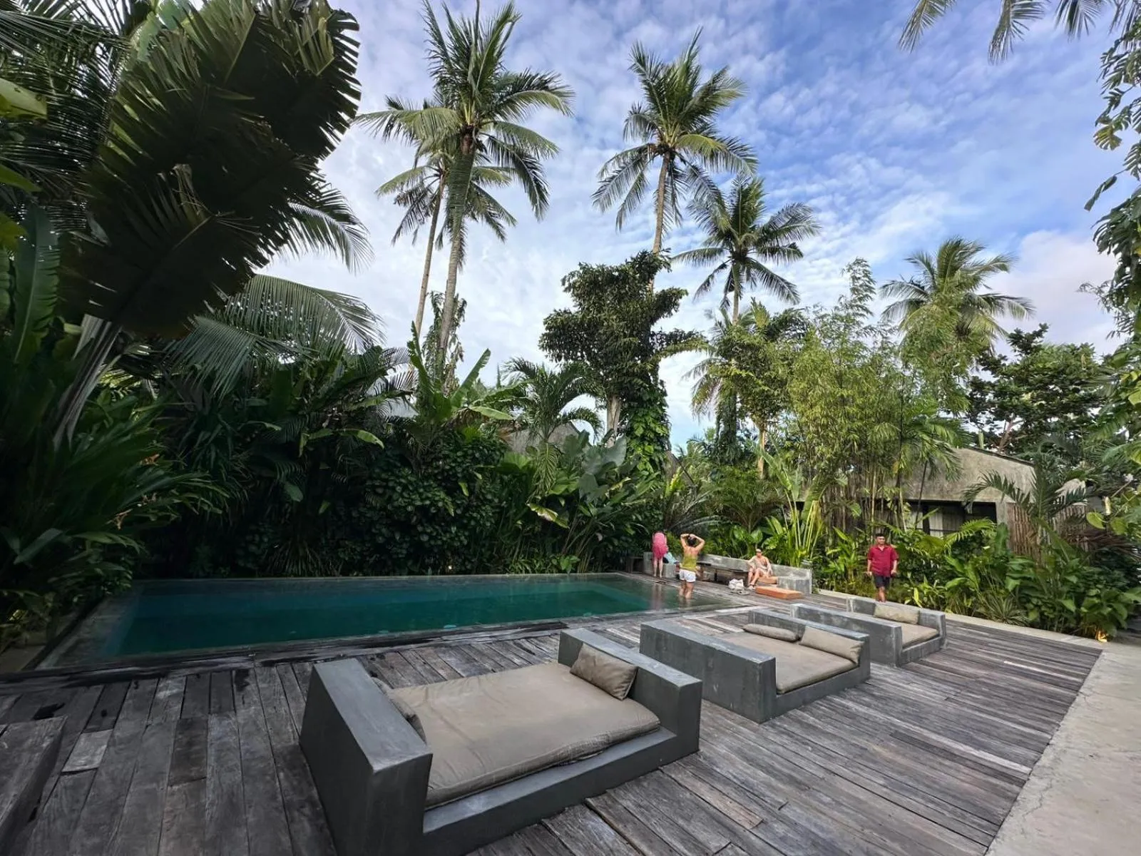 Swimming pool in Surfing Temple Boutique Hotel