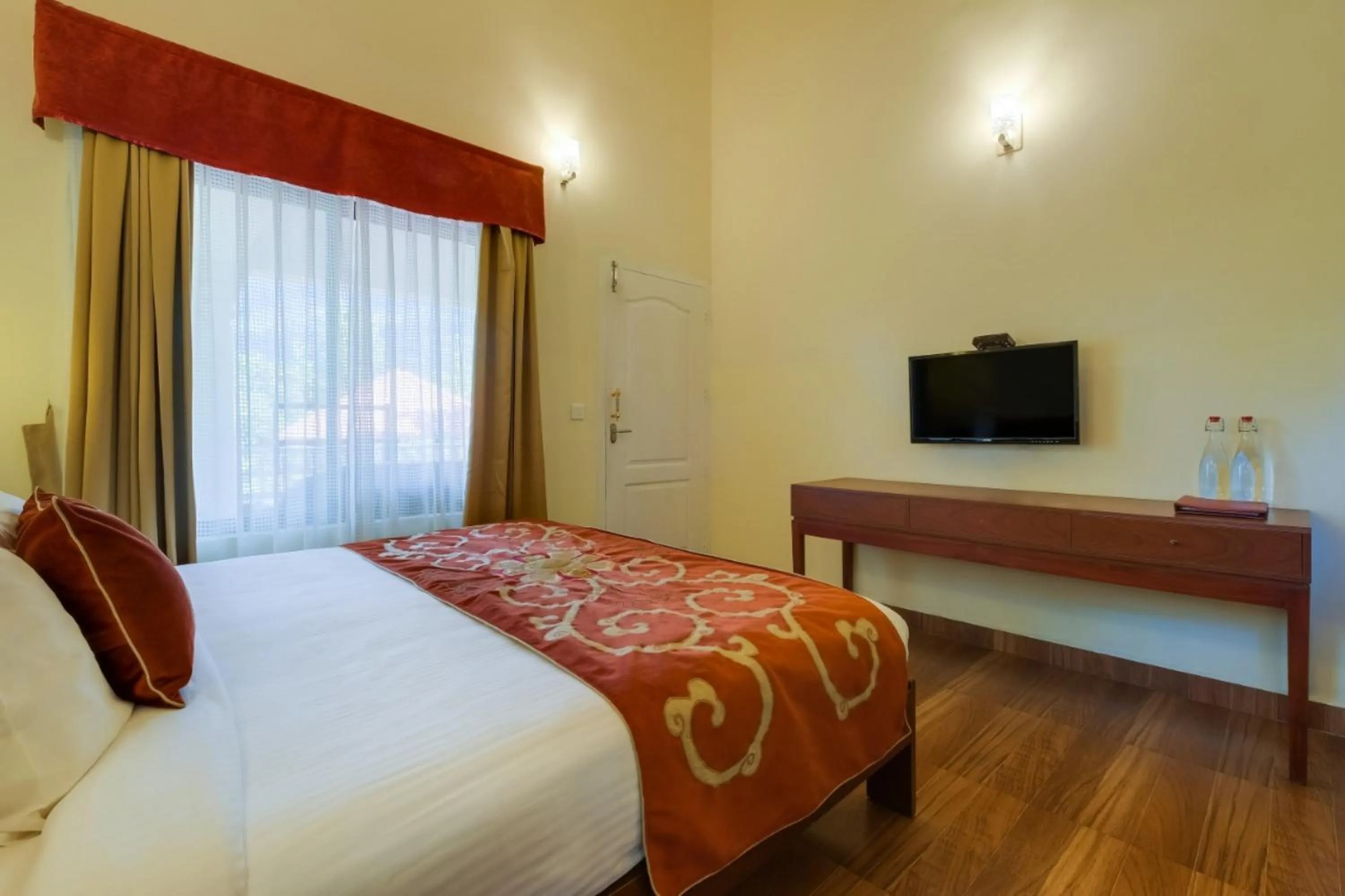 Bed in Southern Panorama Indriya Resorts & Spa