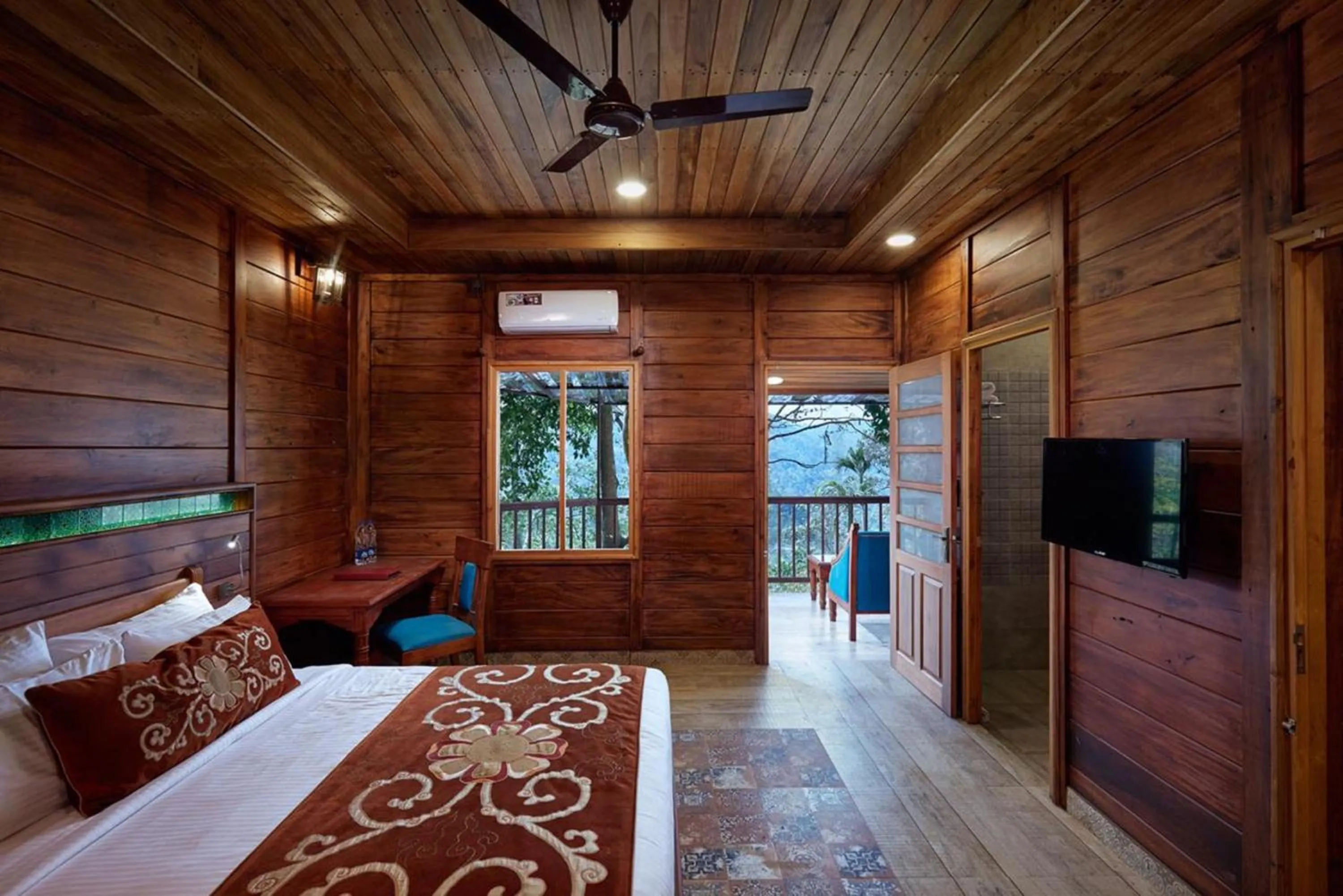Living room, Bed in Southern Panorama Indriya Resorts & Spa