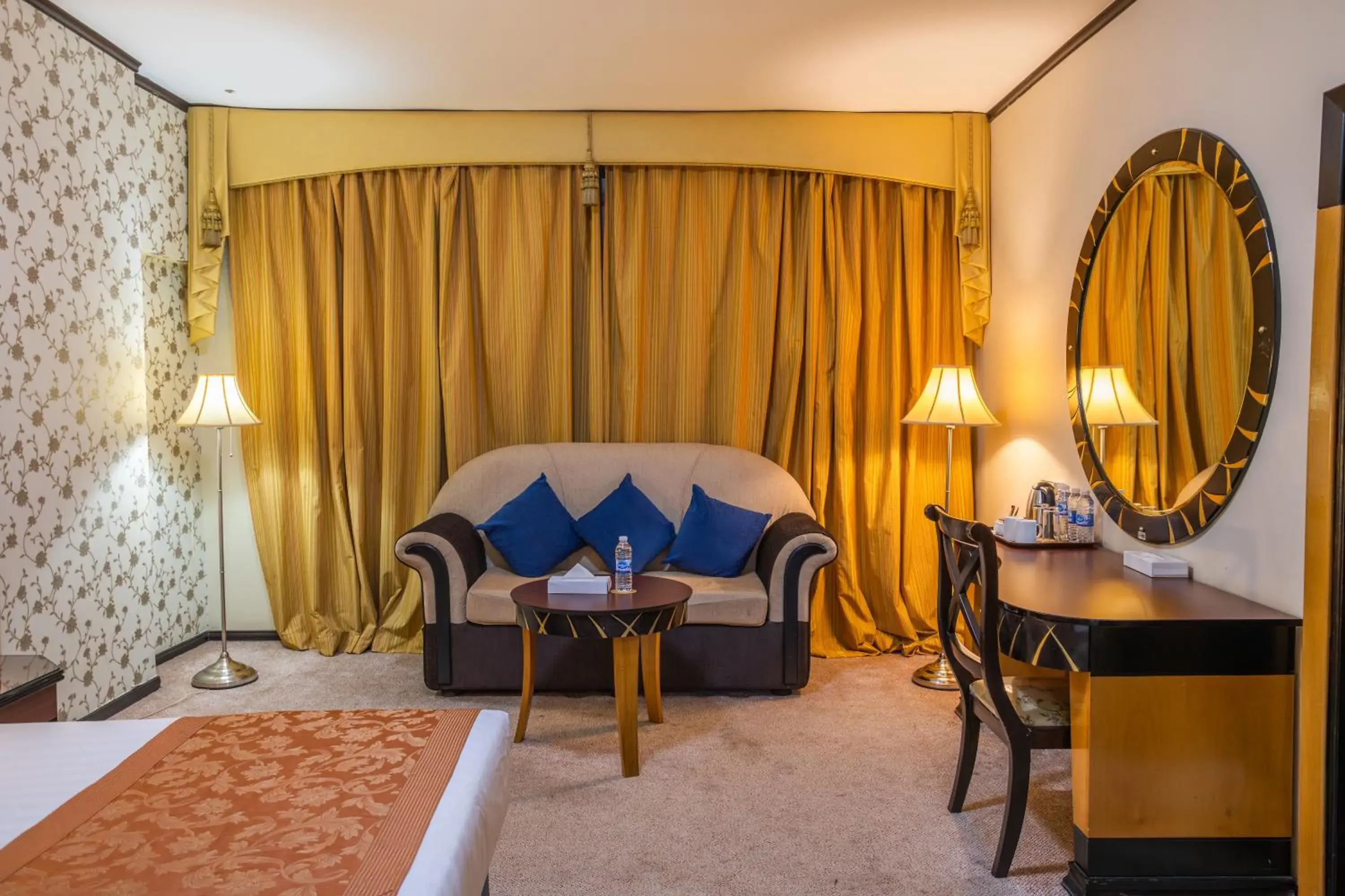 Living room, Bed in THE PARK HOTEL Formerly Al Jawhara Gardens Living room, Bed in THE PARK HOTEL Formerly Al Jawhara Gardens