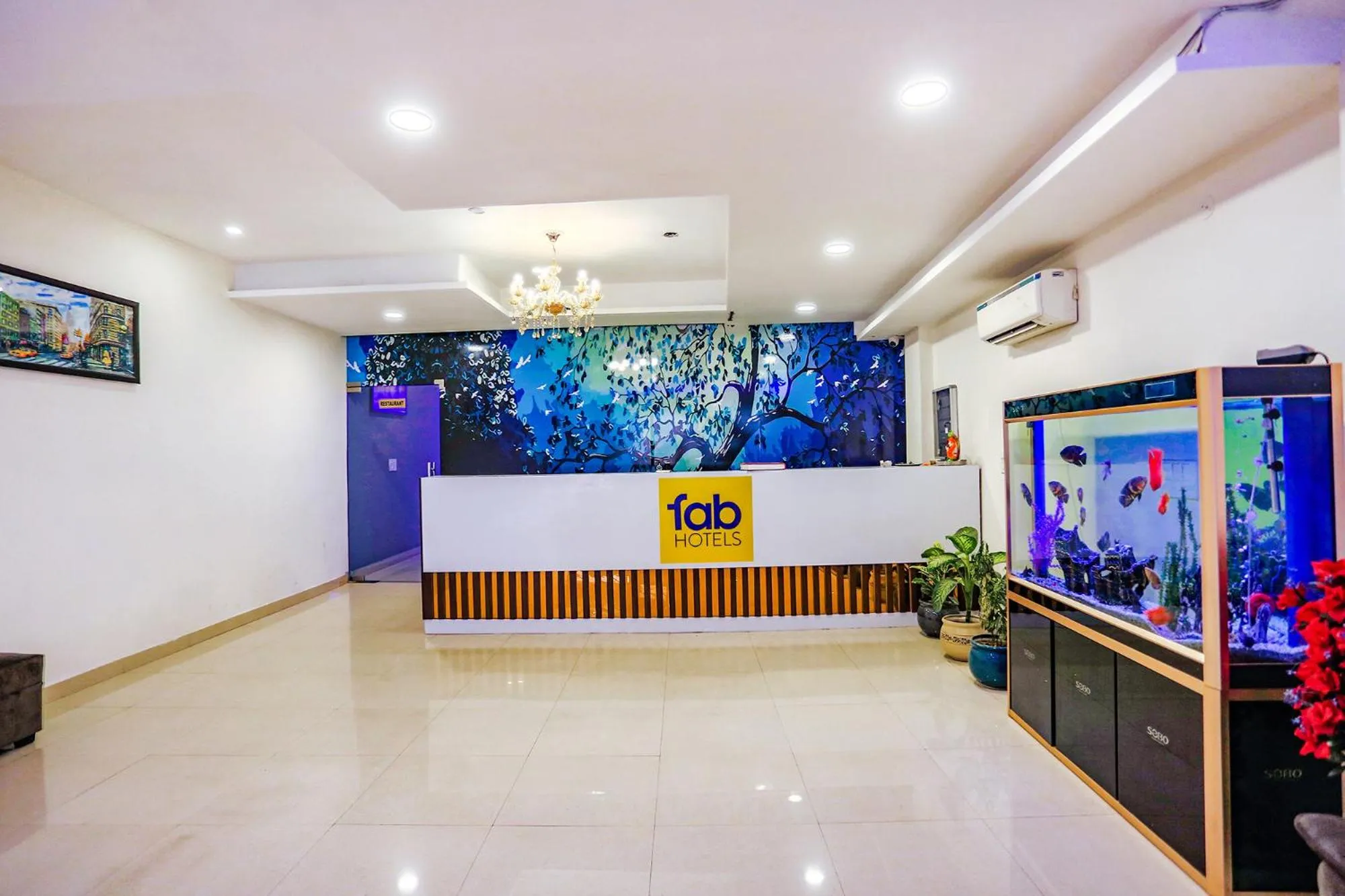 Lobby or reception in FabHotel The Kiara Near IGI Delhi Airport