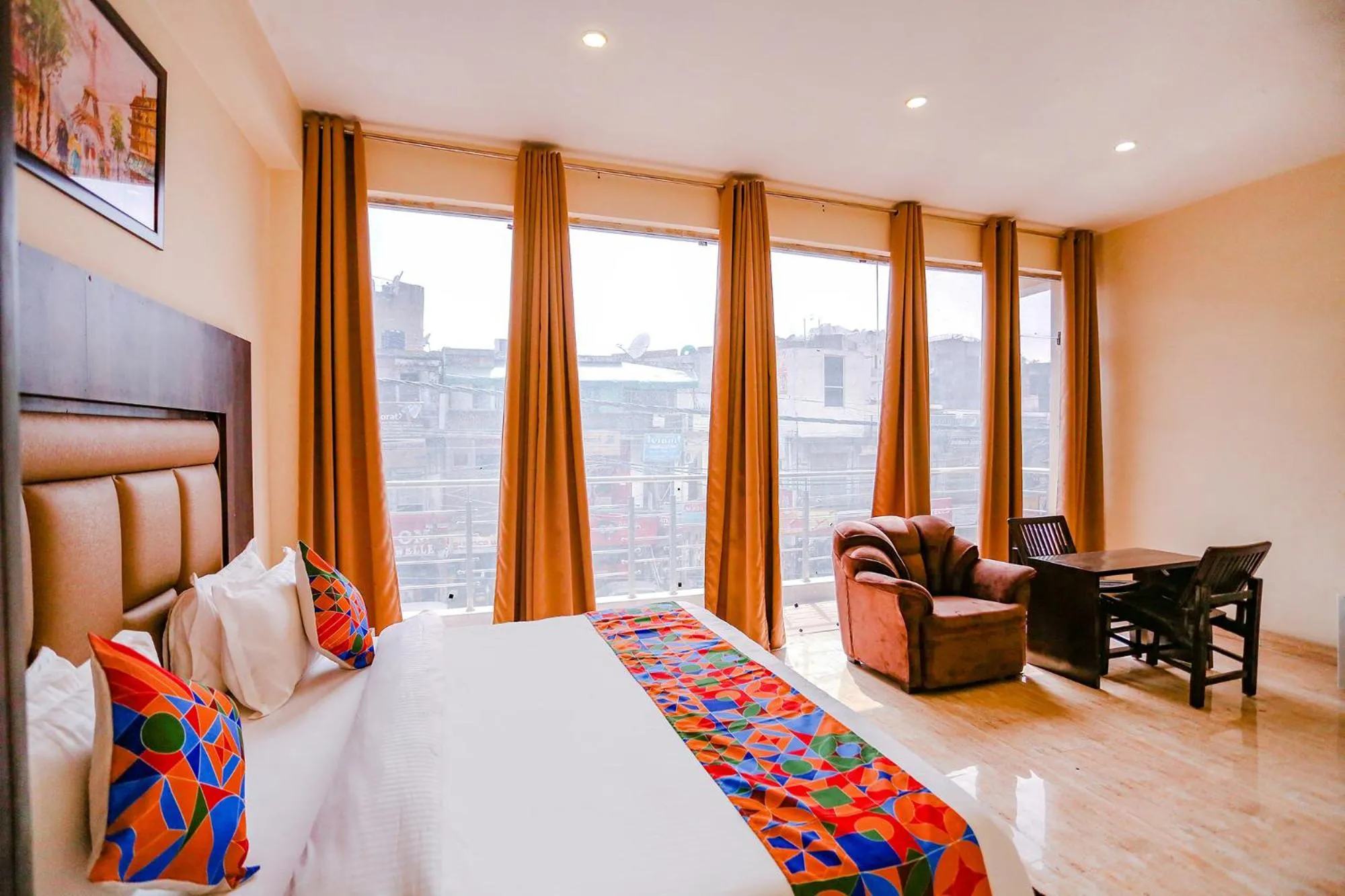 Bed in FabHotel The Kiara Near IGI Delhi Airport