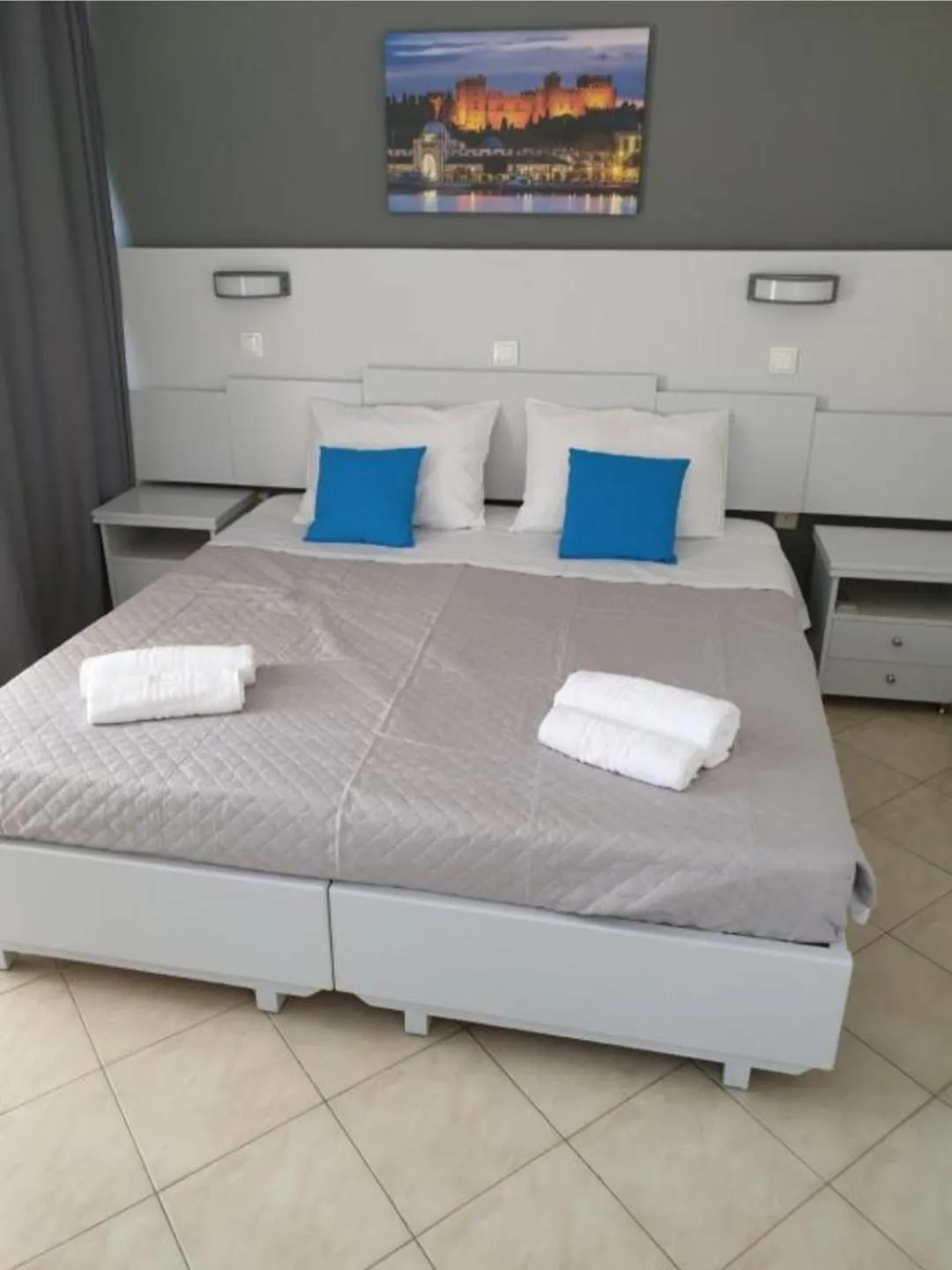 Bed in BLUE EYES APARTMENTS