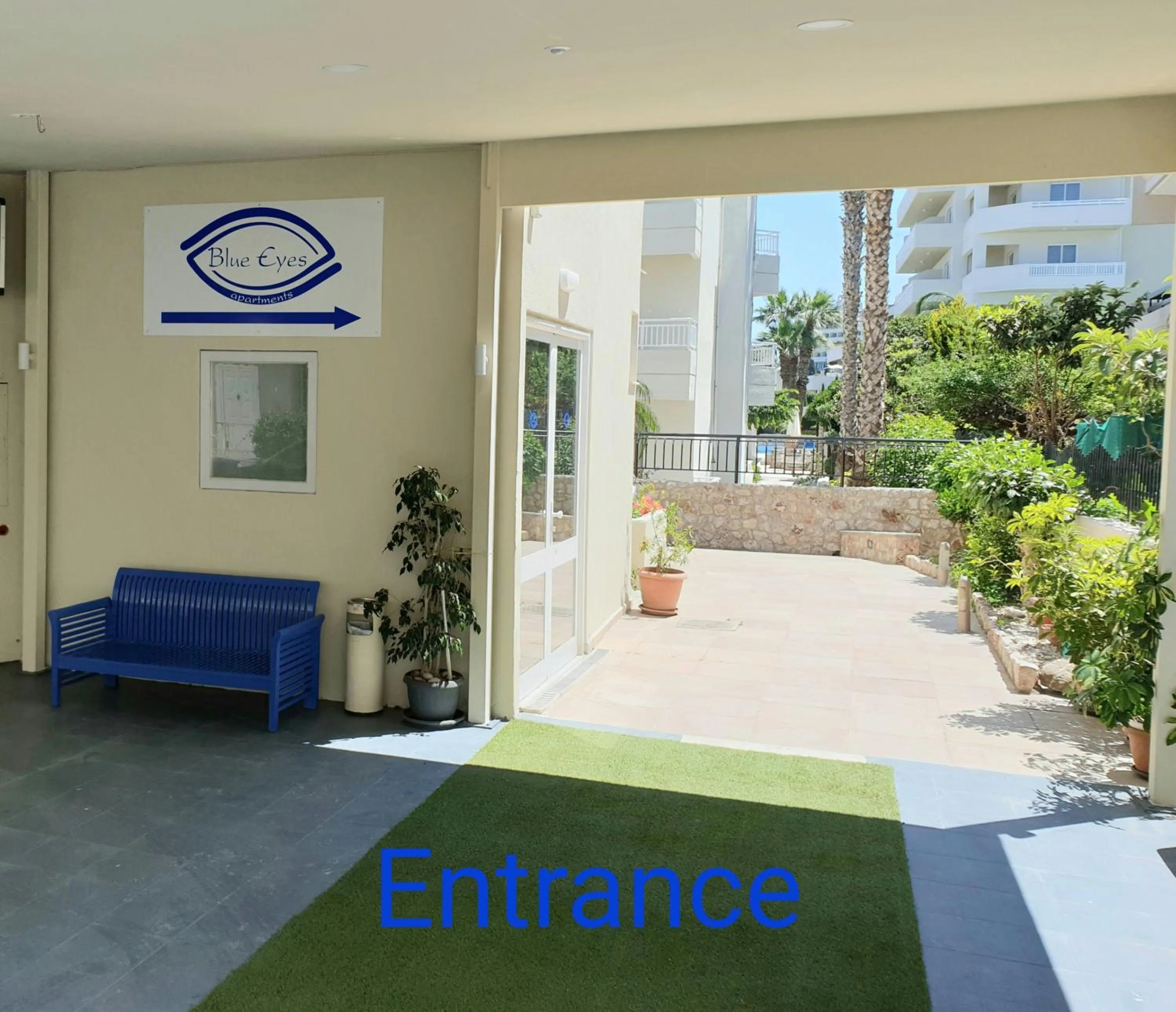 Facade/entrance in BLUE EYES APARTMENTS