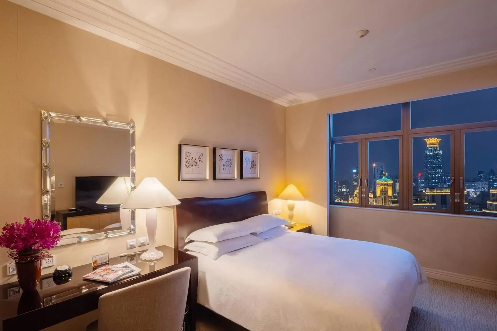 Bed in Broadway Mansions Hotel - On the Bund - Journey Through Time Old Shanghai Republic Dreams Bed in Broadway Mansions Hotel - On the Bund - Journey Through Time Old Shanghai Republic Dreams