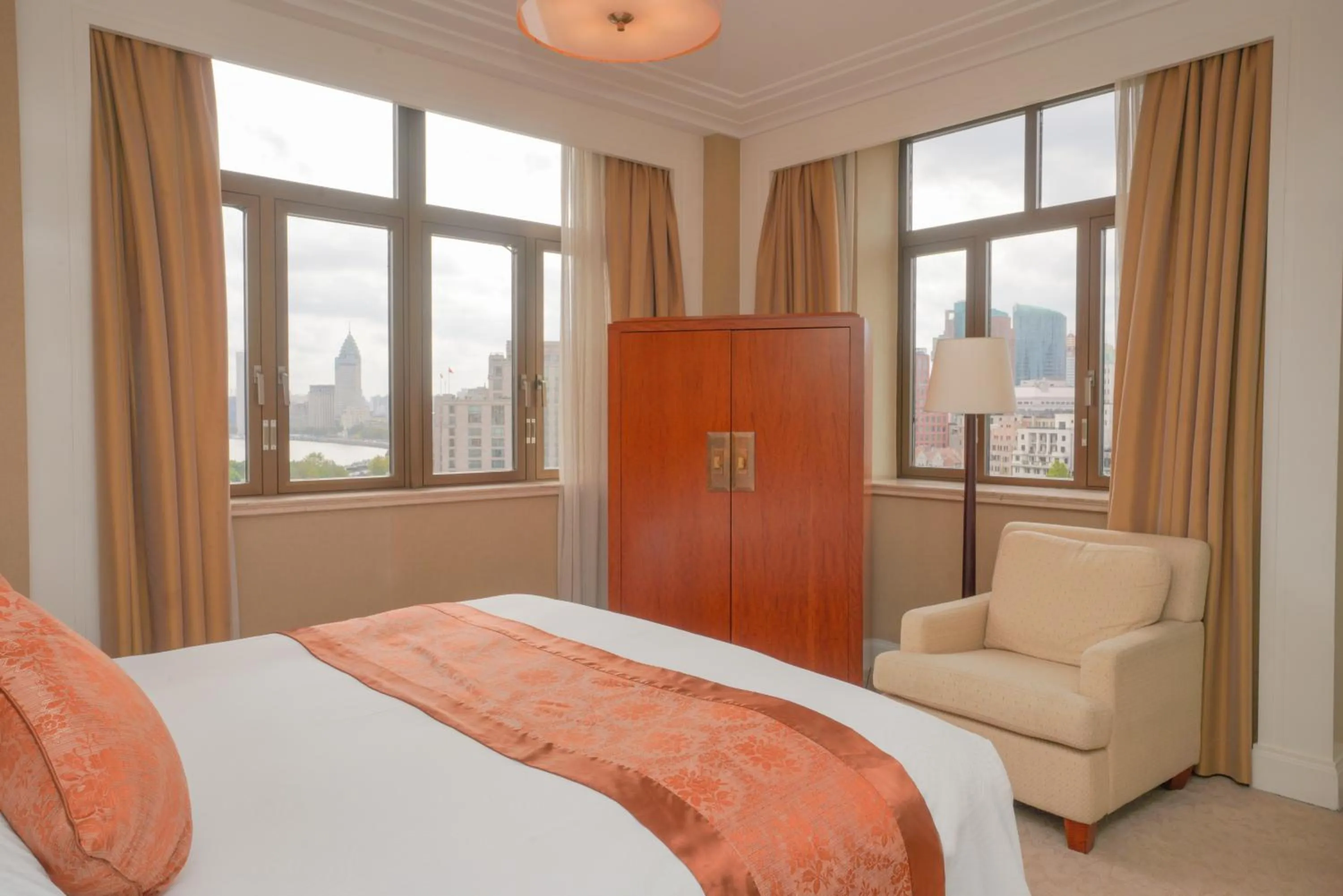 Bedroom, Bed in Broadway Mansions Hotel - On the Bund - Journey Through Time Old Shanghai Republic Dreams