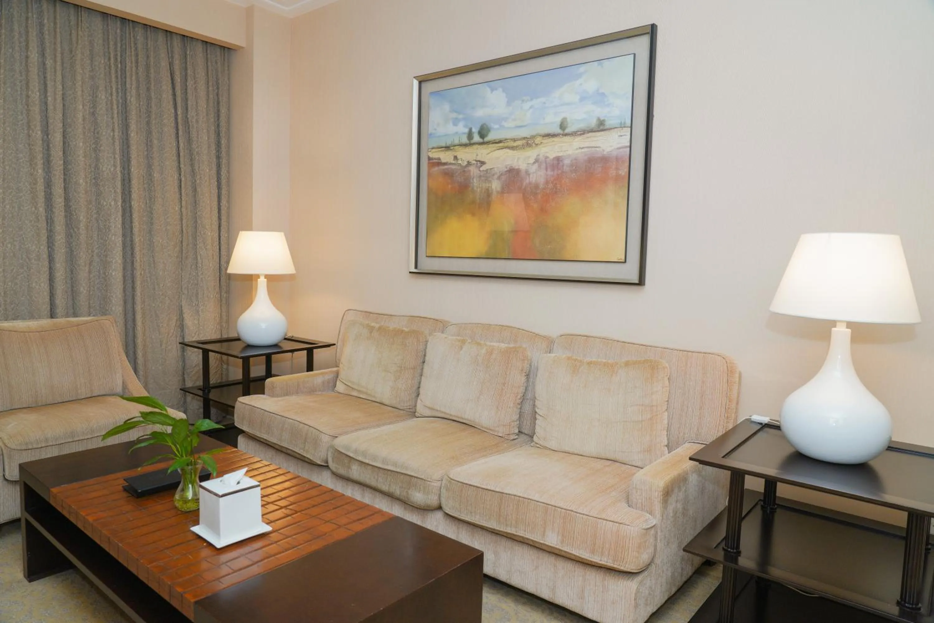 Living room in Broadway Mansions Hotel - On the Bund - Journey Through Time Old Shanghai Republic Dreams