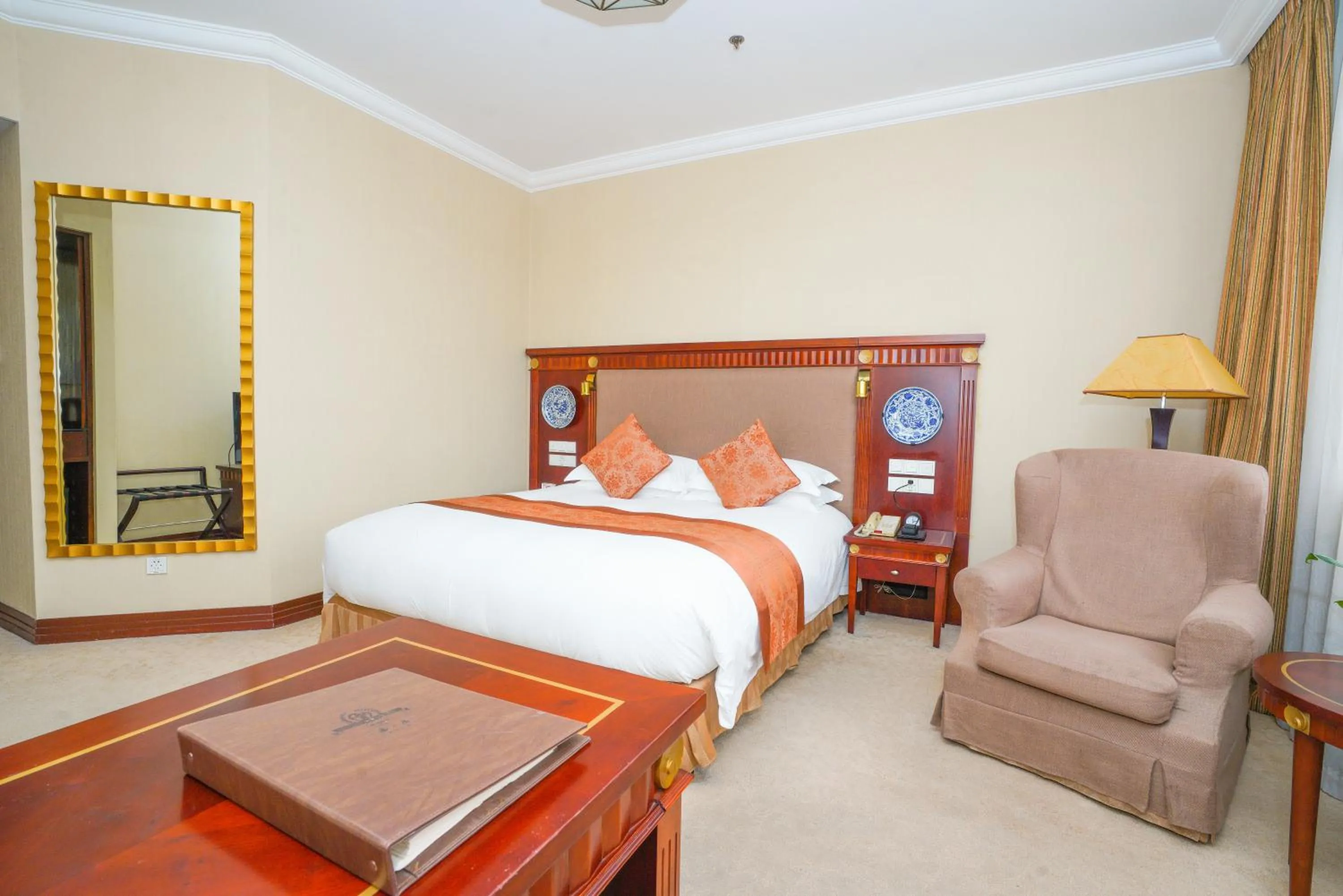 Bed in Broadway Mansions Hotel - On the Bund - Journey Through Time Old Shanghai Republic Dreams